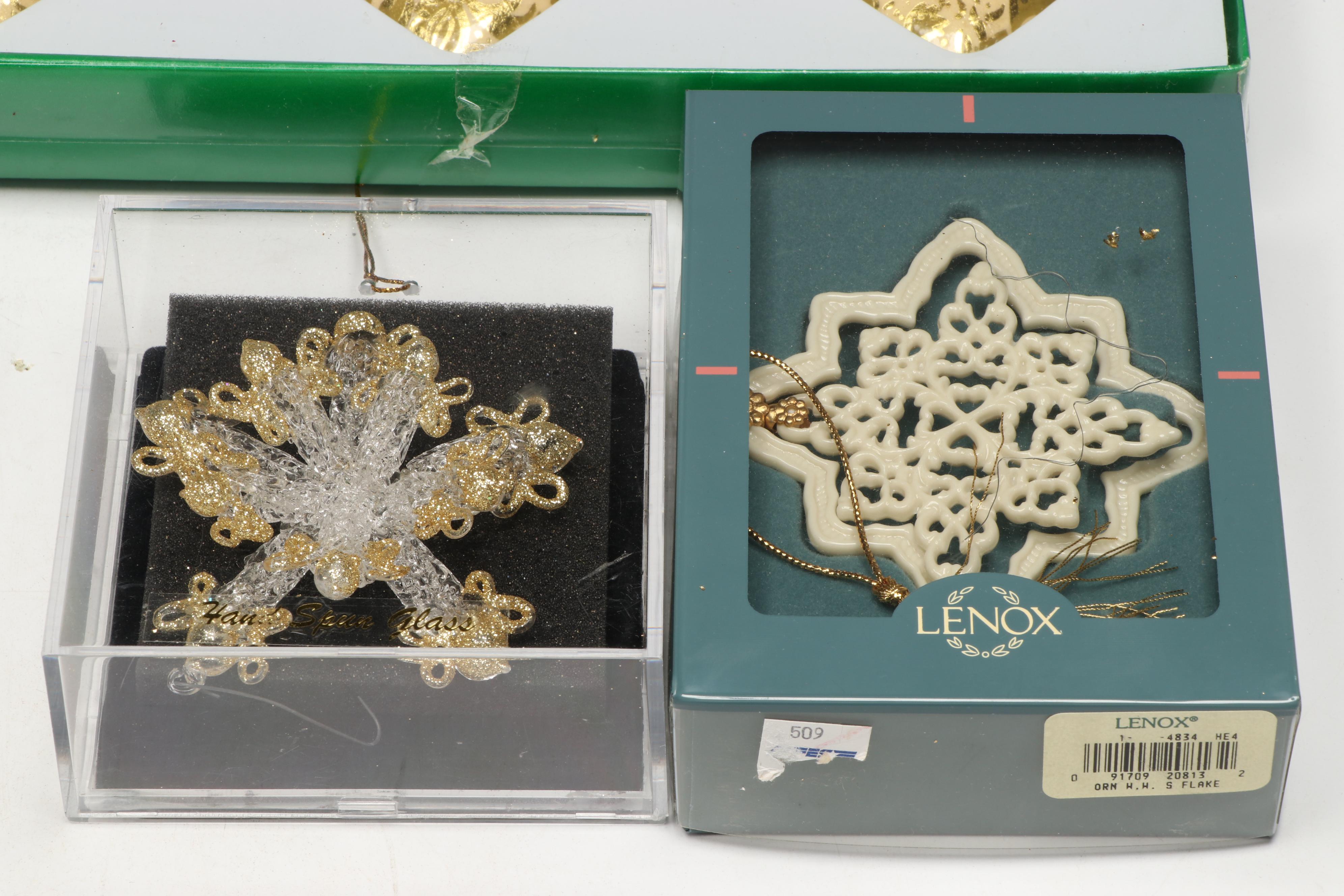 White House Annual with Lenox and Other Christmas Ornaments