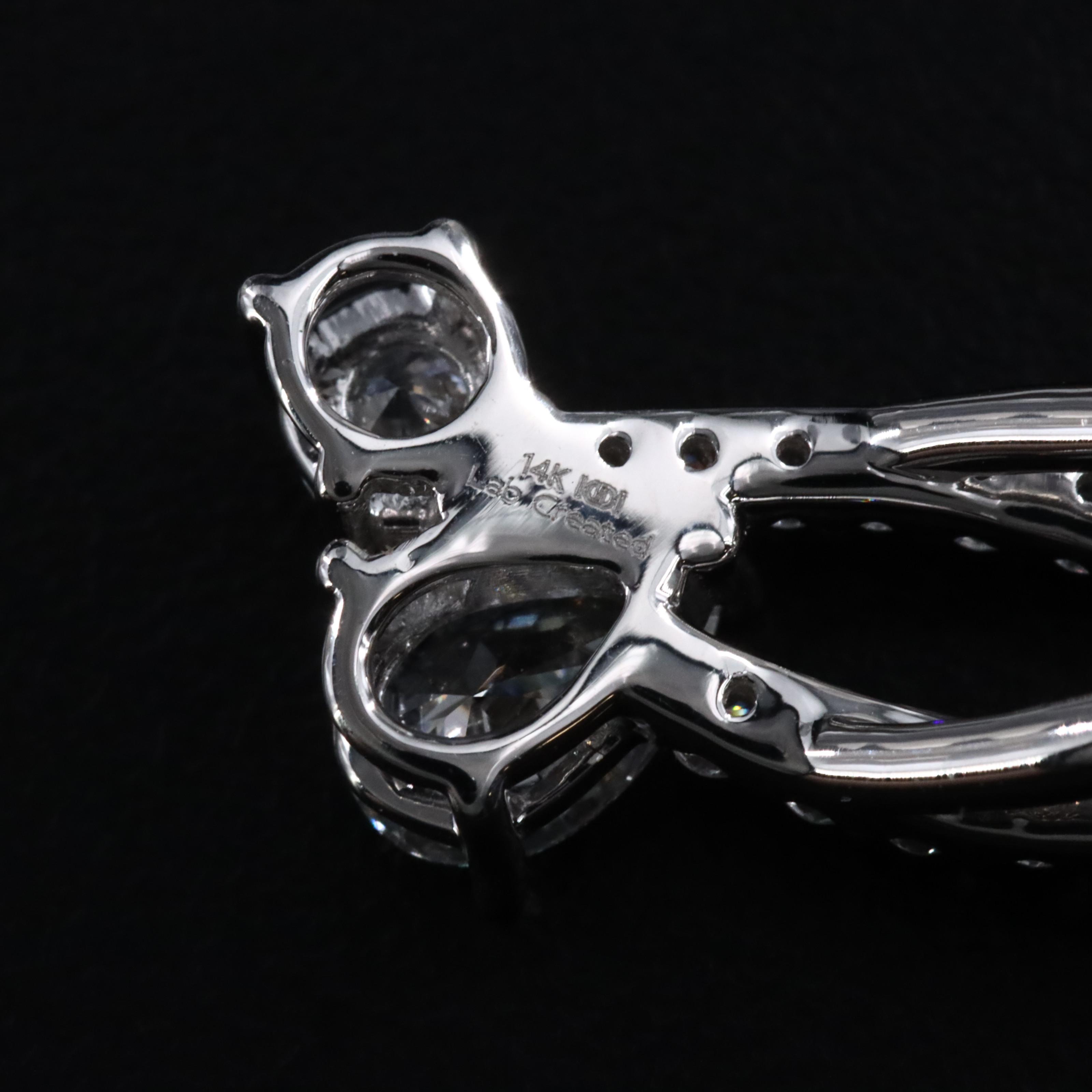 14K 0.97 CTW Lab Grown Diamond Pendant Necklace