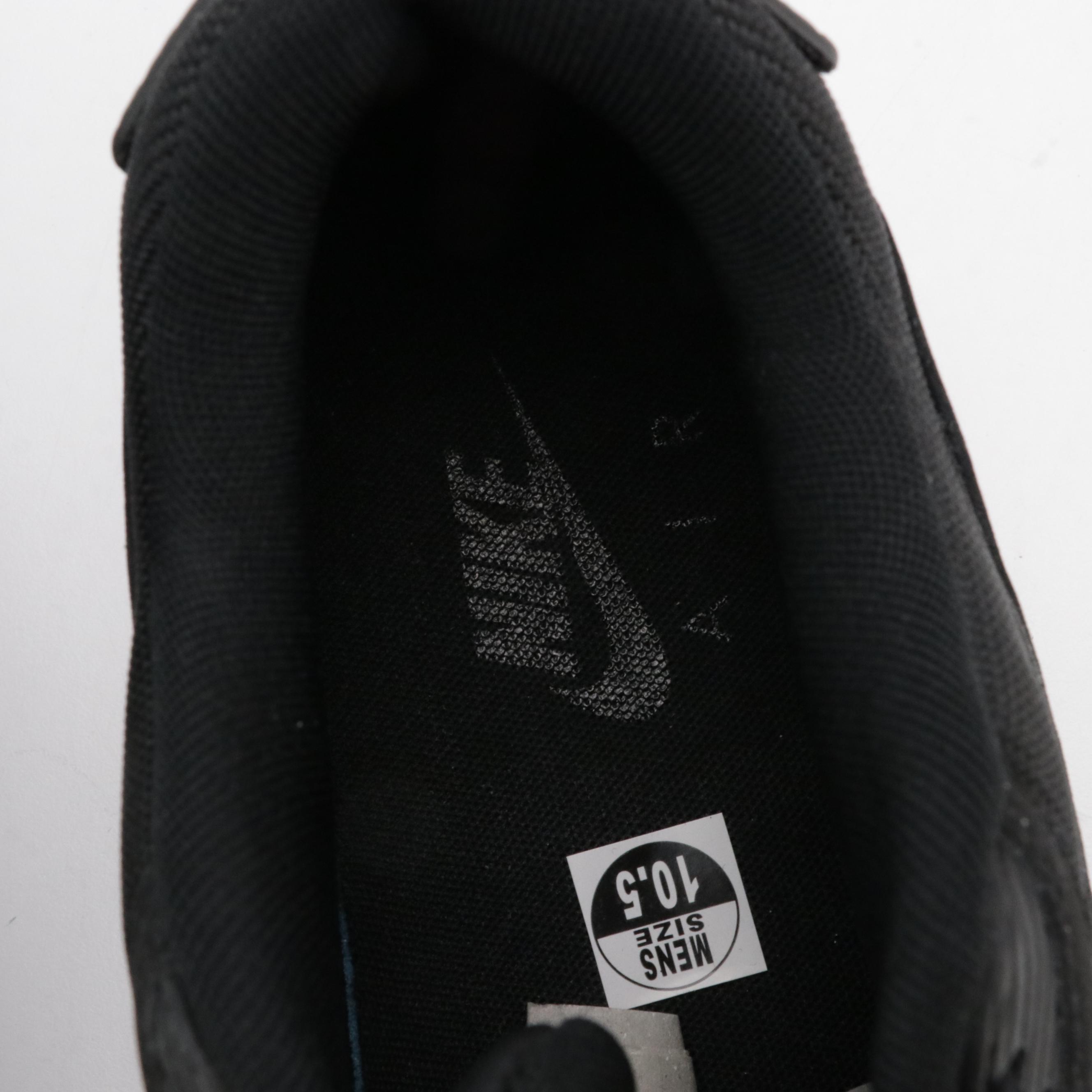 Men's Nike Air Max 90 Essential All Black Sneakers in Box