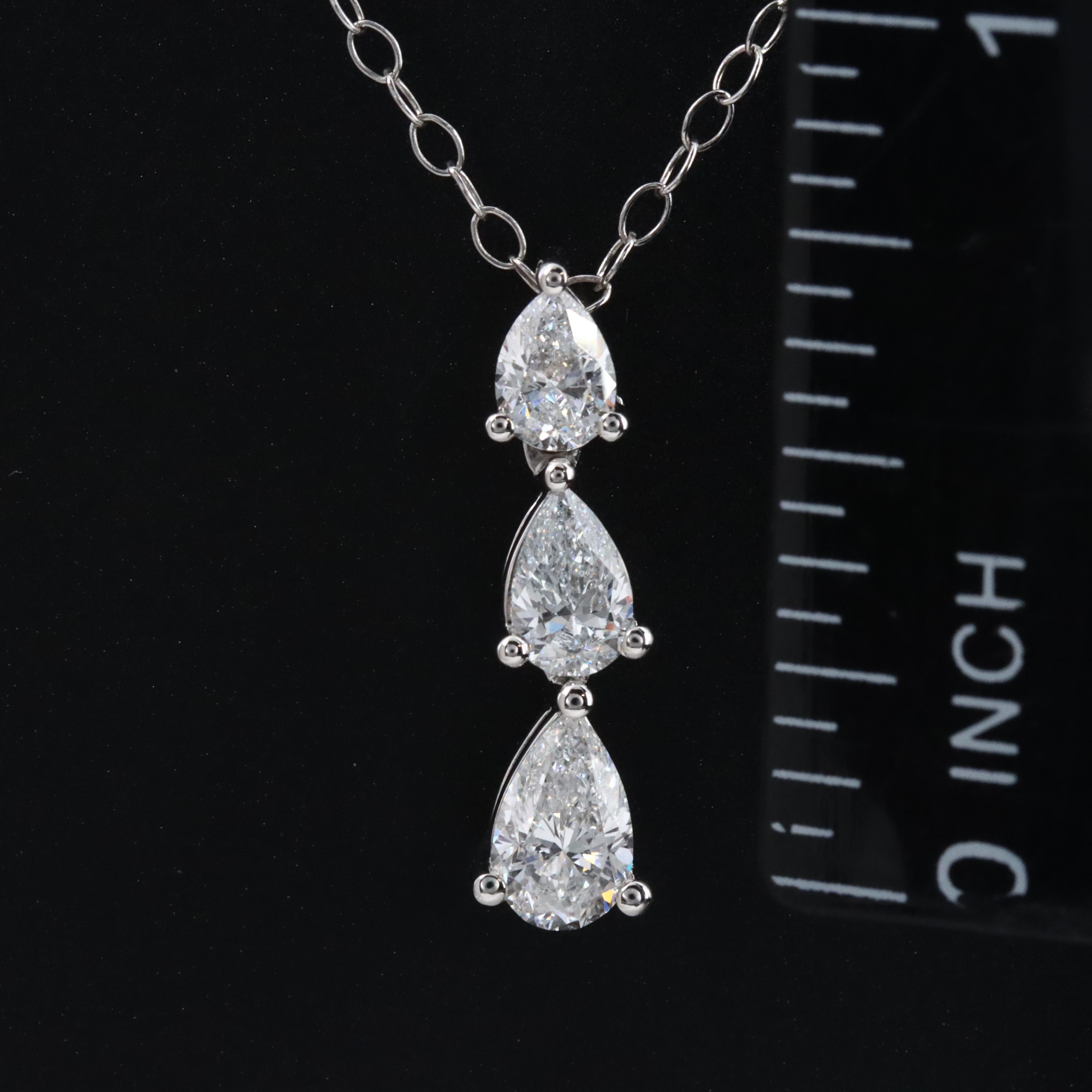 14K 1.01 CTW Lab Grown Diamond Necklace