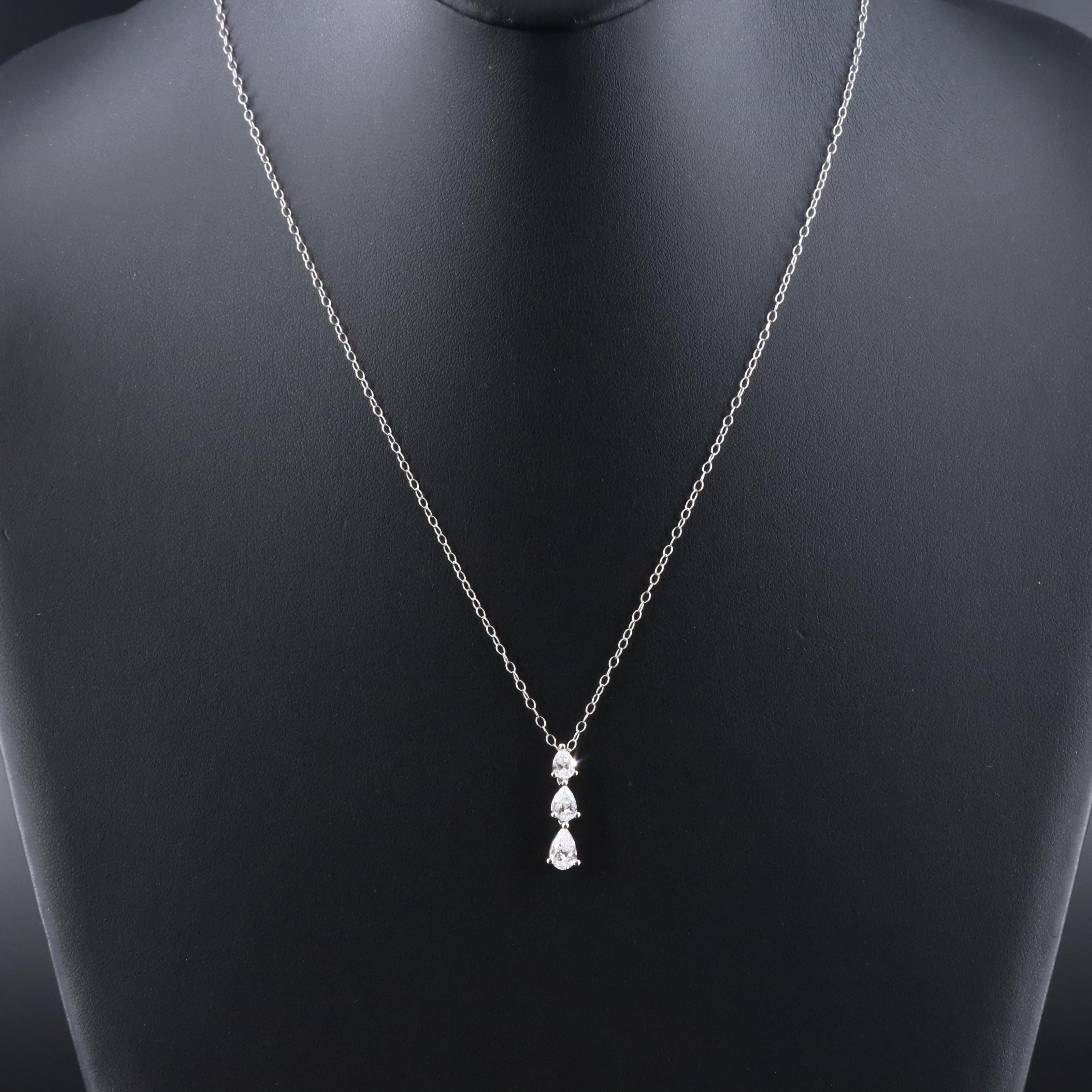 14K 1.01 CTW Lab Grown Diamond Necklace