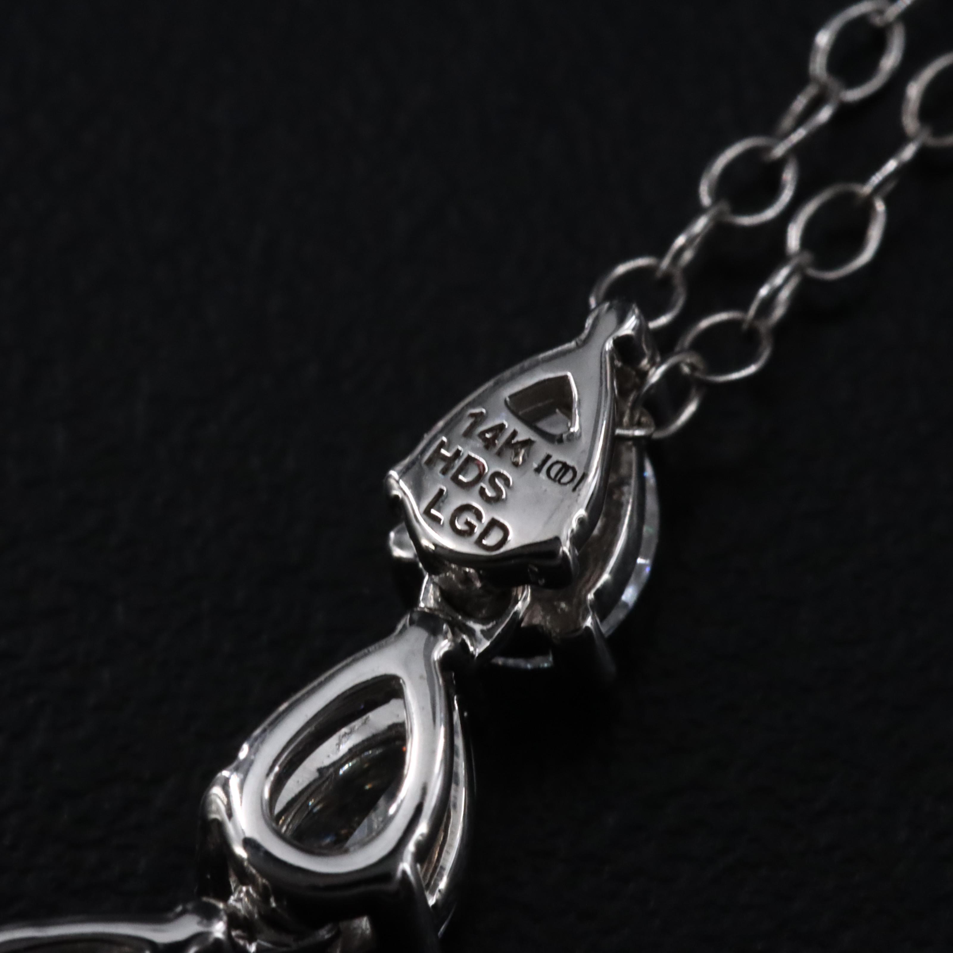 14K 1.01 CTW Lab Grown Diamond Necklace