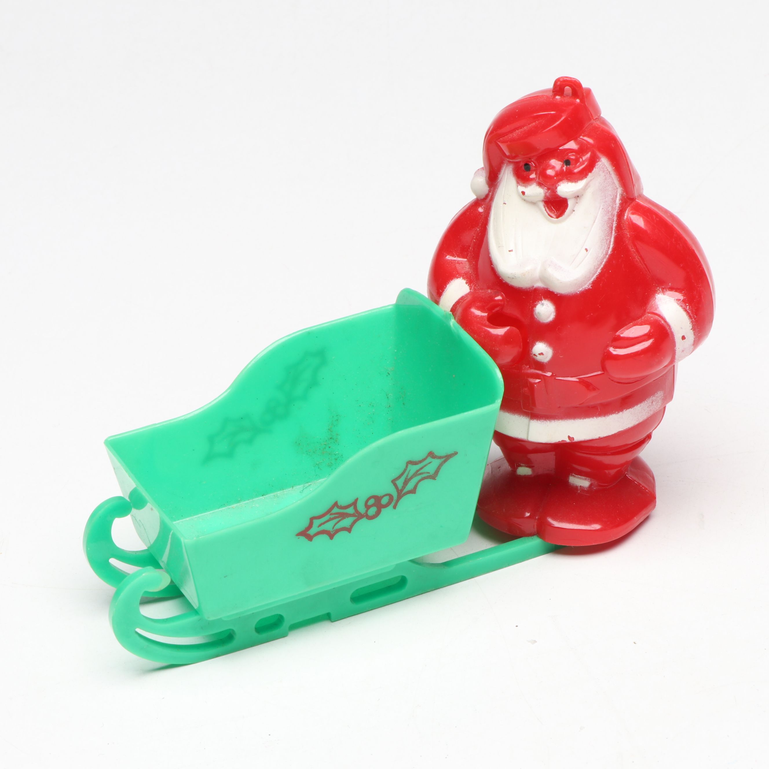 Santa Claus and Other Vintage Christmas Figurines, Mid-20th Century