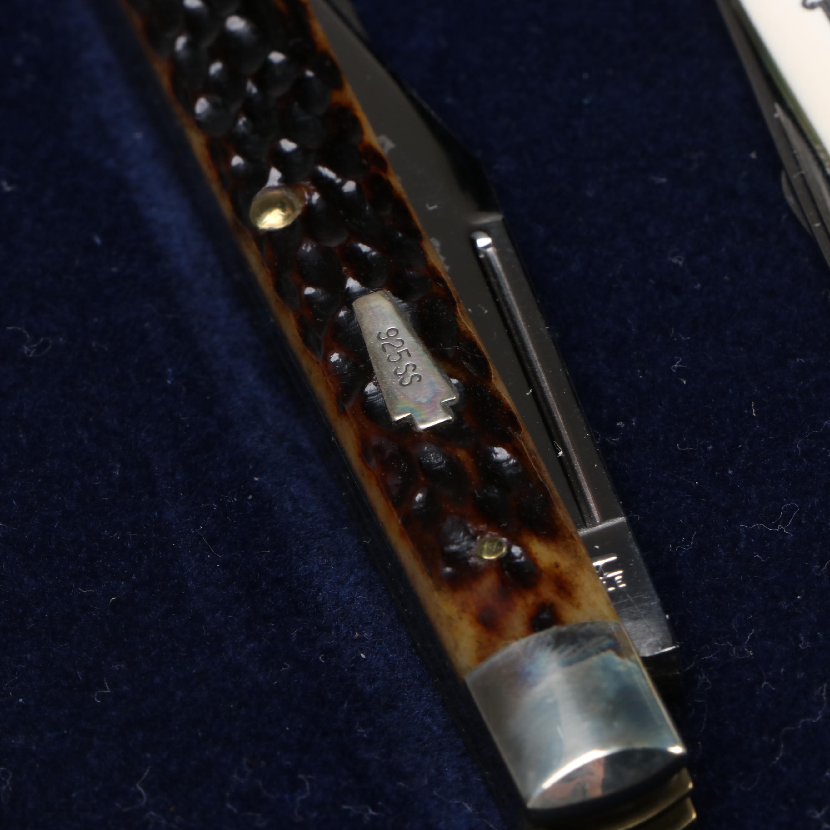 Queen Cutlery Schatt & Morgan Folding Knives in Presentation Case