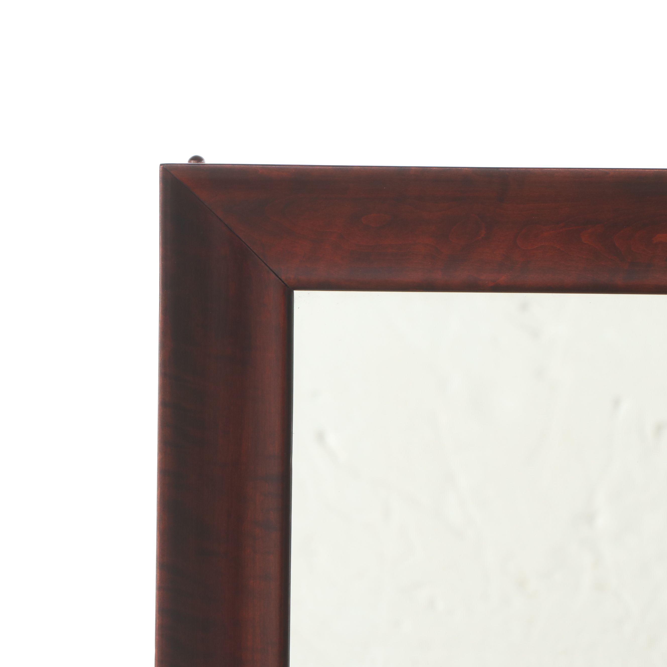 Mahogany Ogee Framed Wall Mirror