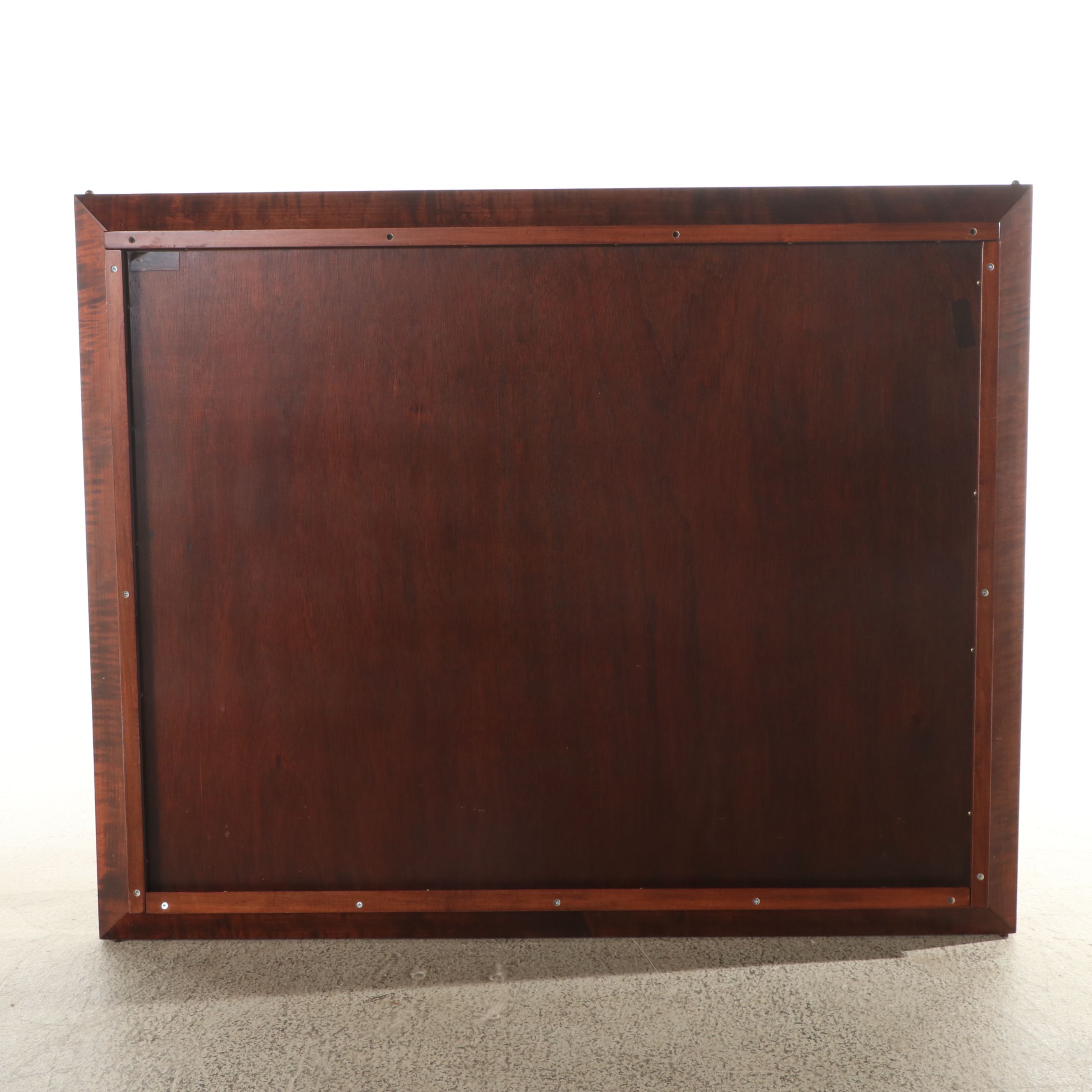 Mahogany Ogee Framed Wall Mirror