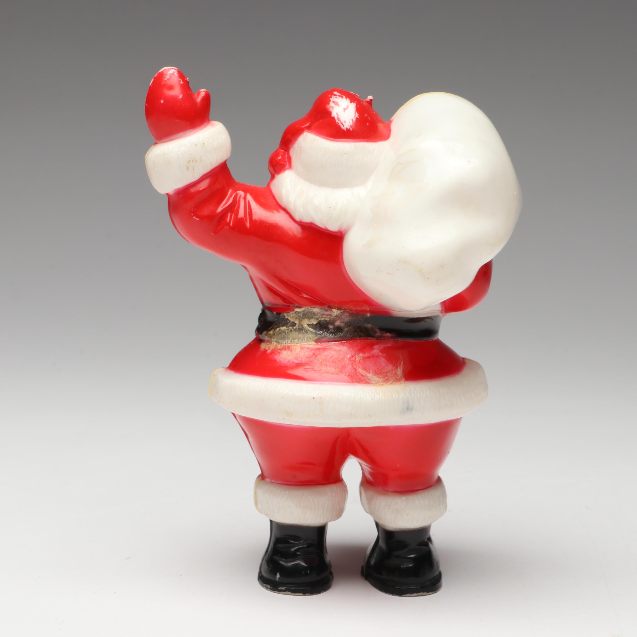 Rosbro with Other Plastic Christmas Candy Containers and More, Mid-20th Century