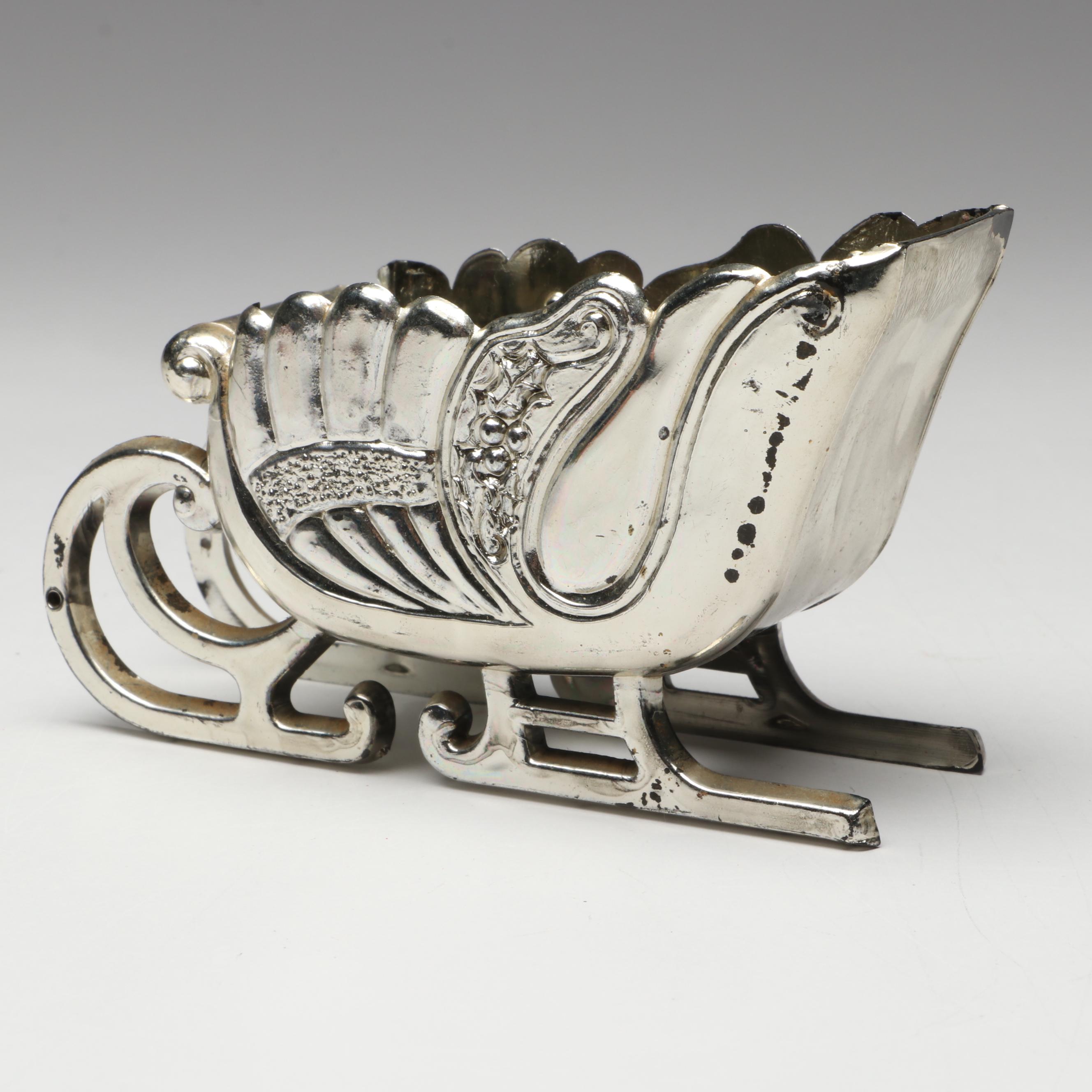 Rosbro with Other Plastic Christmas Candy Containers and More, Mid-20th Century