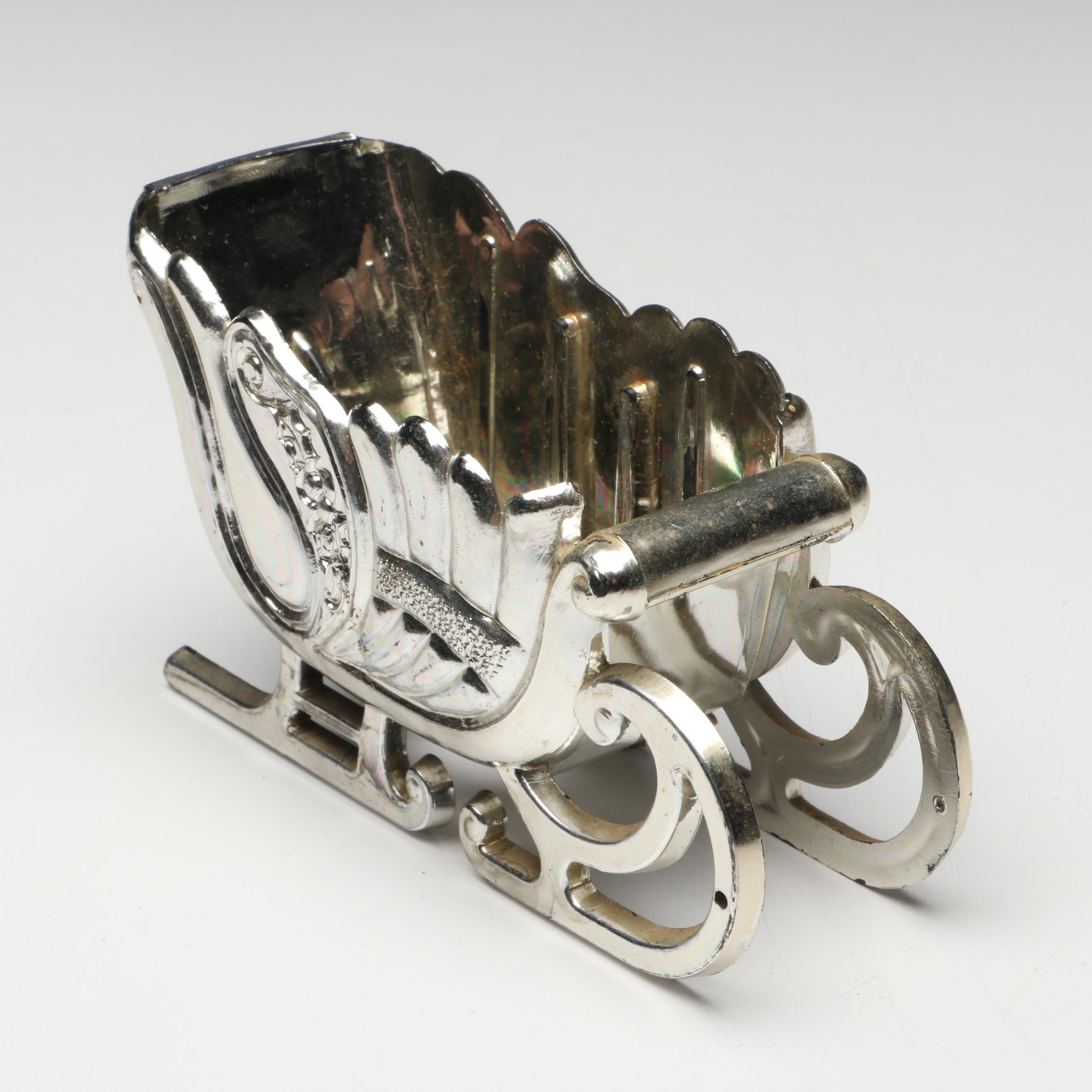 Rosbro with Other Plastic Christmas Candy Containers and More, Mid-20th Century