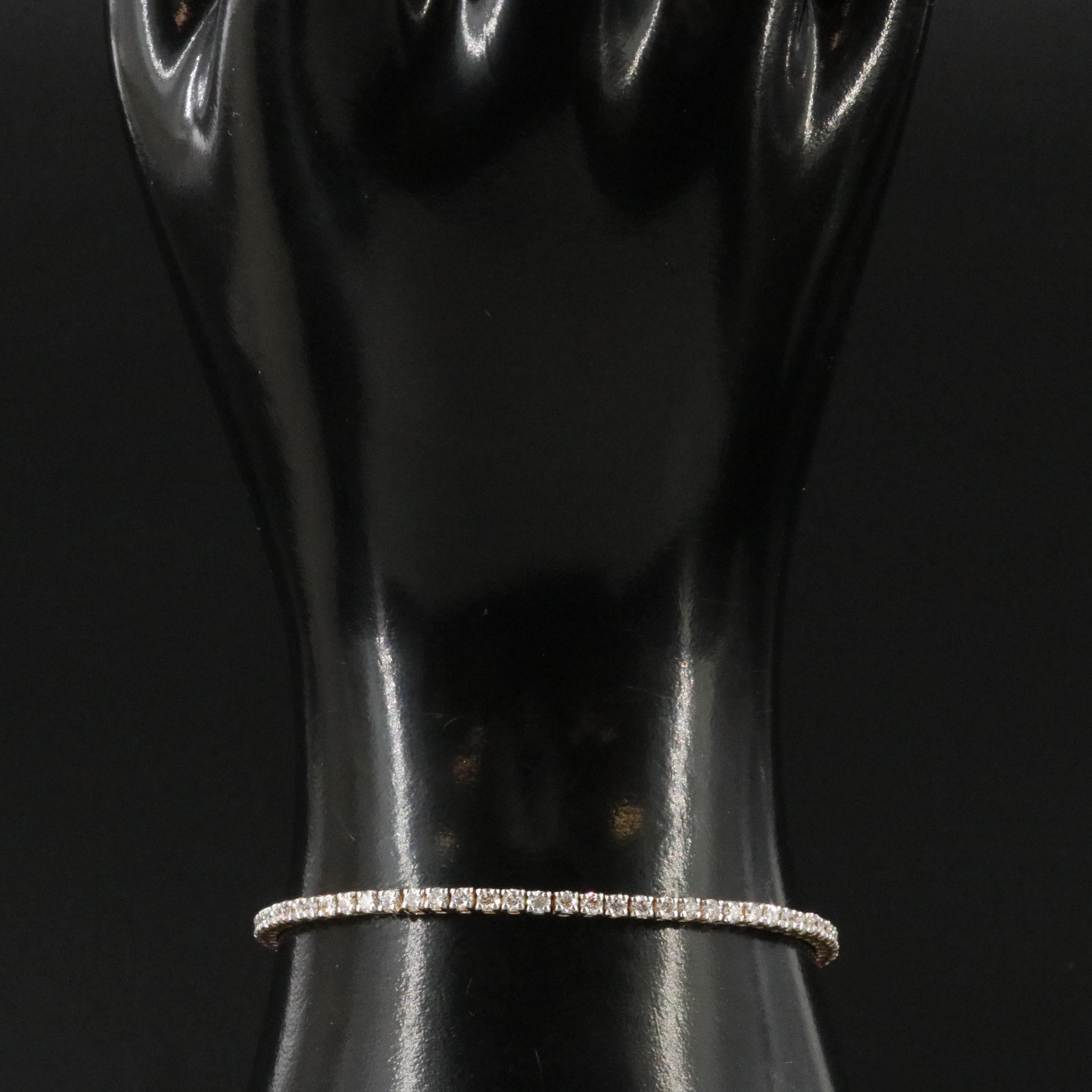 14K 2.56 CTW Diamond Line Bracelet