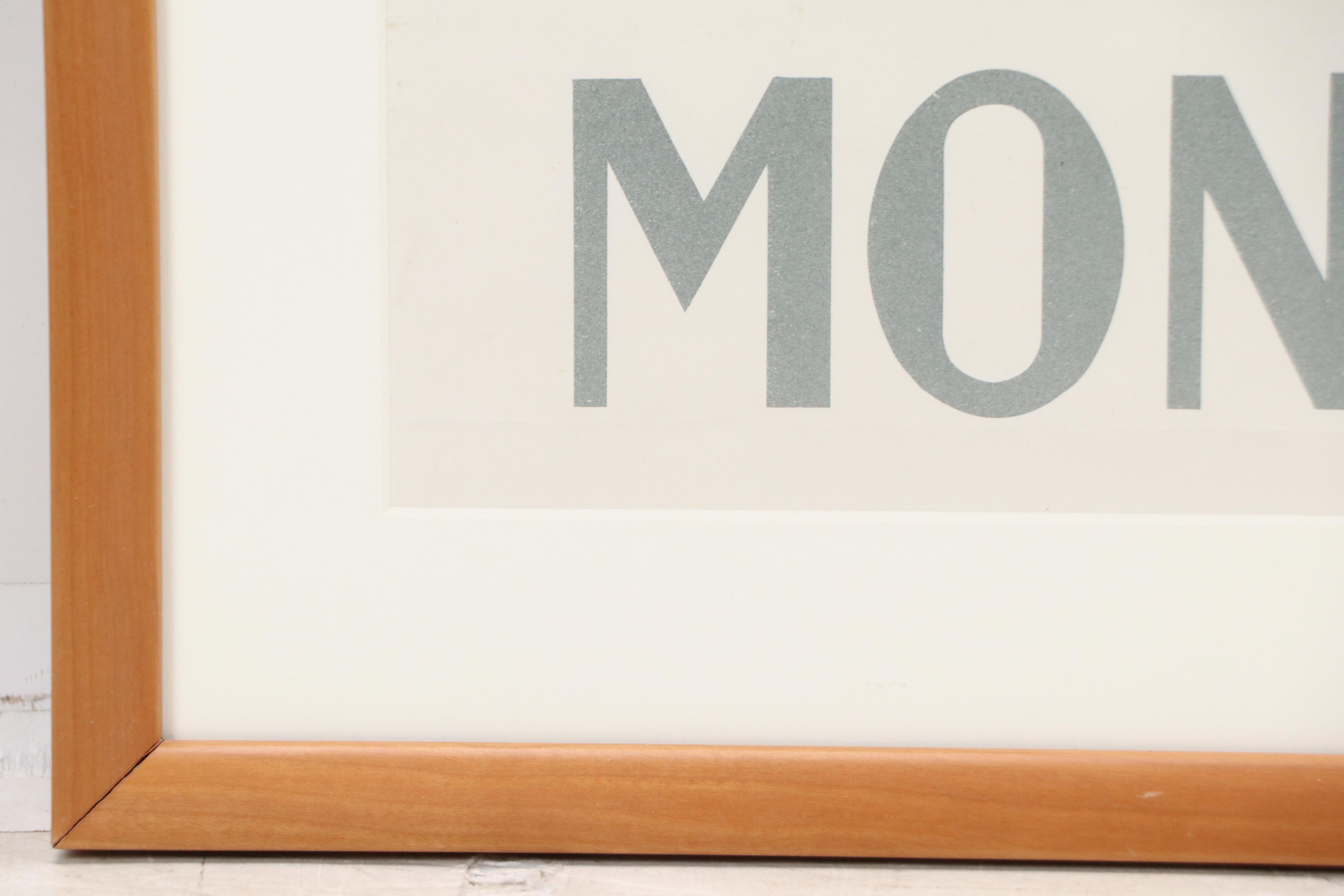 After Jean Gabriel Domergue Offset Lithograph "Monte Carlo," Mid-20th Century