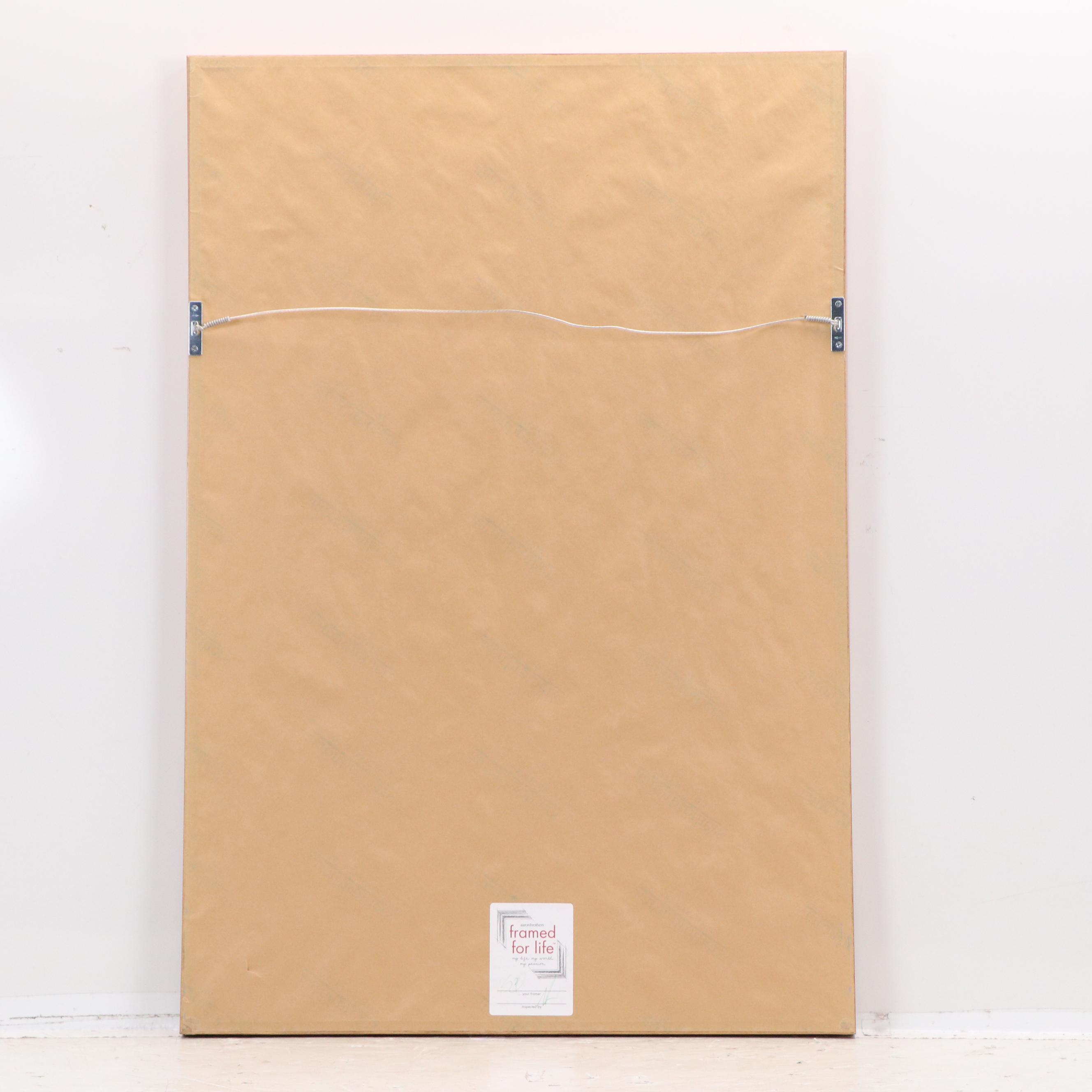 After Jean Gabriel Domergue Offset Lithograph "Monte Carlo," Mid-20th Century