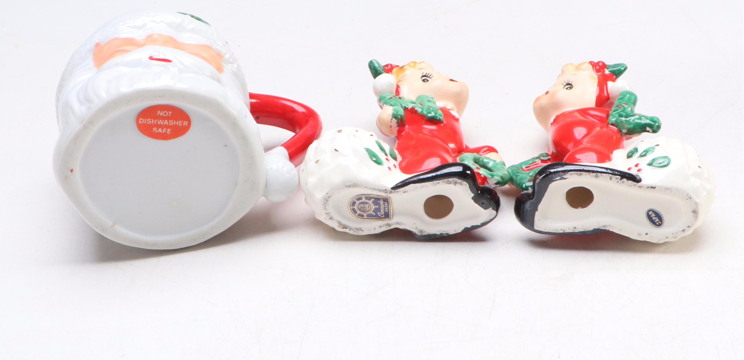 Gurley Novelty Co. "Young Rudolph" Candles with More Vintage Christmas Décor