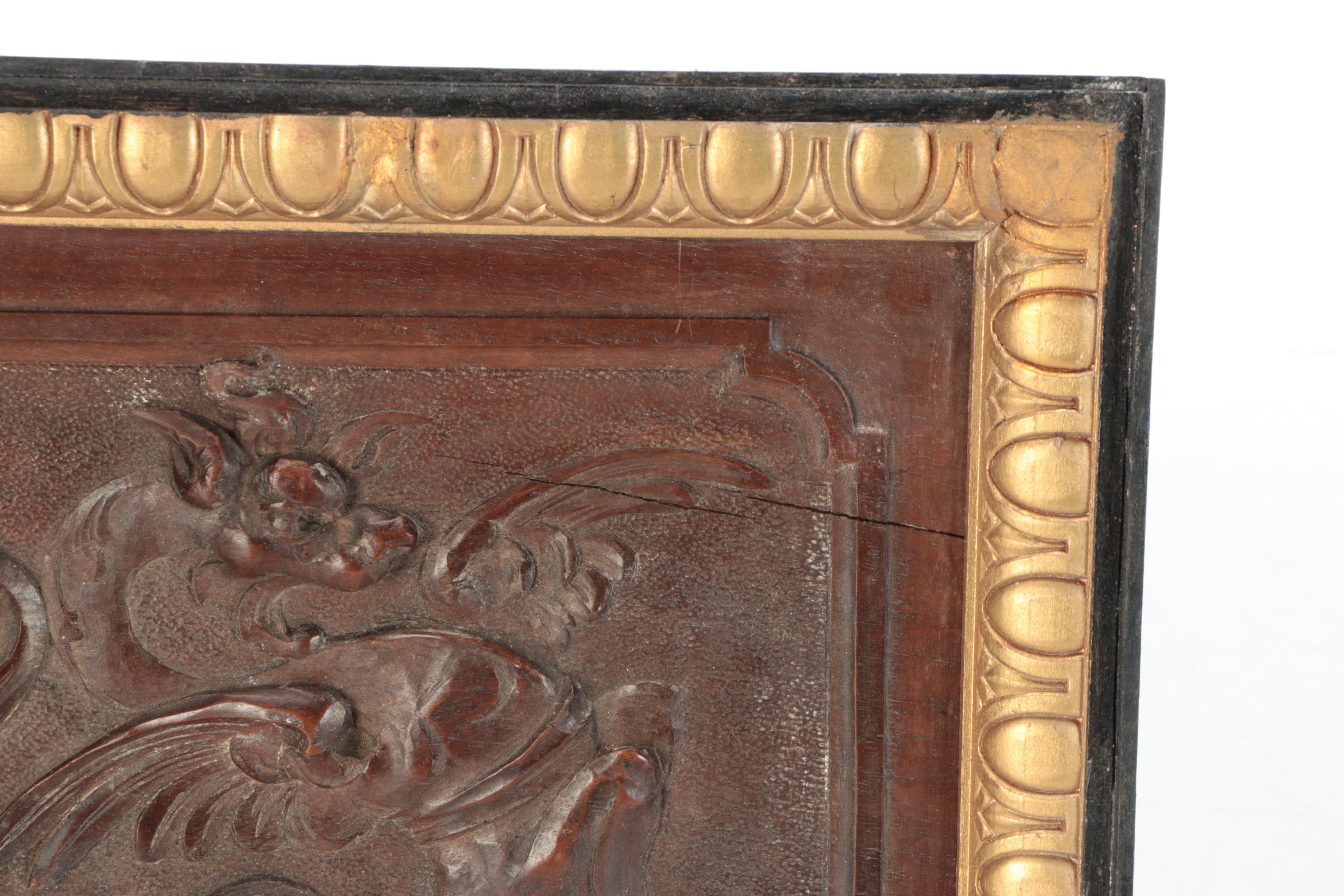 Pair of Renaissance Revival Style Patinated High Relief Panels