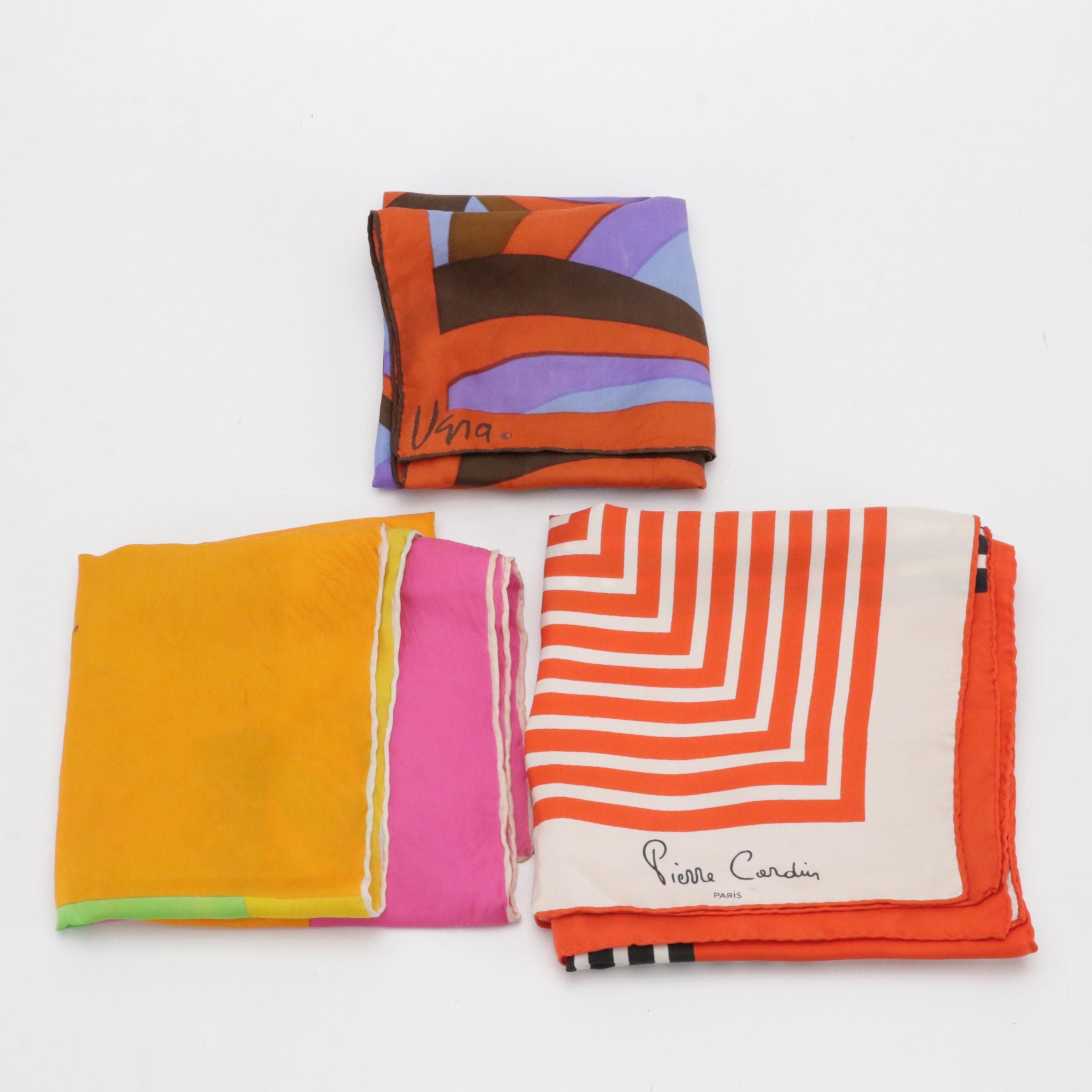 Pierre Cardin, Echo, and Vera Silk Scarves