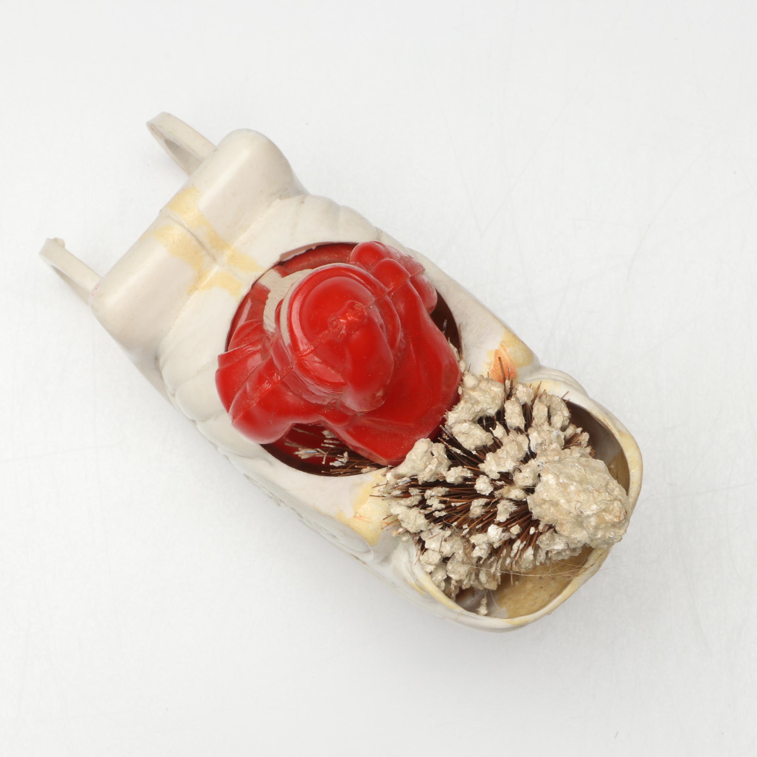 Rosbro with Other Plastic Christmas Candy Containers and Figures, Mid-20th C.