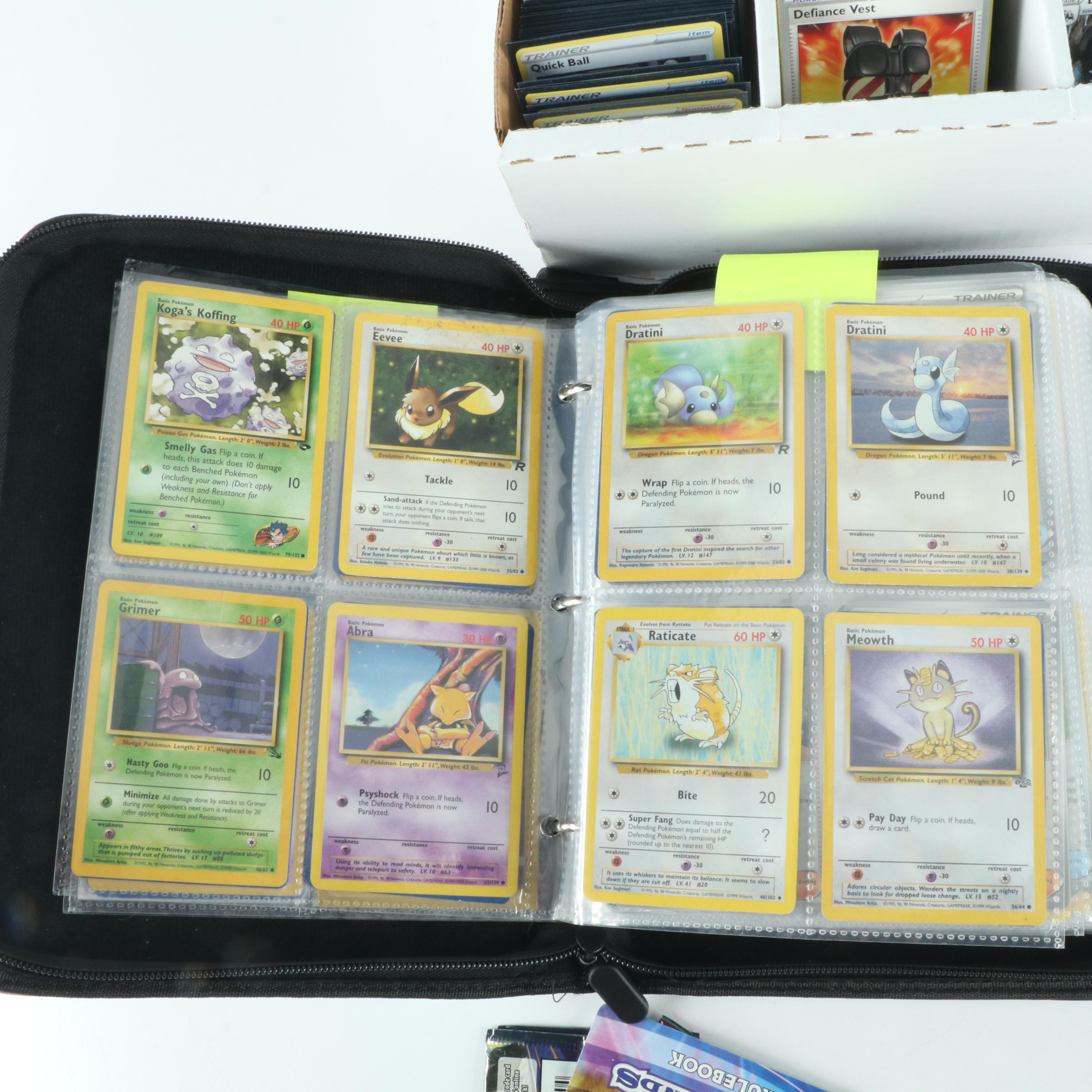 Collection of Over 2,500 Pokémon Trading Cards, 1990s to 2020s