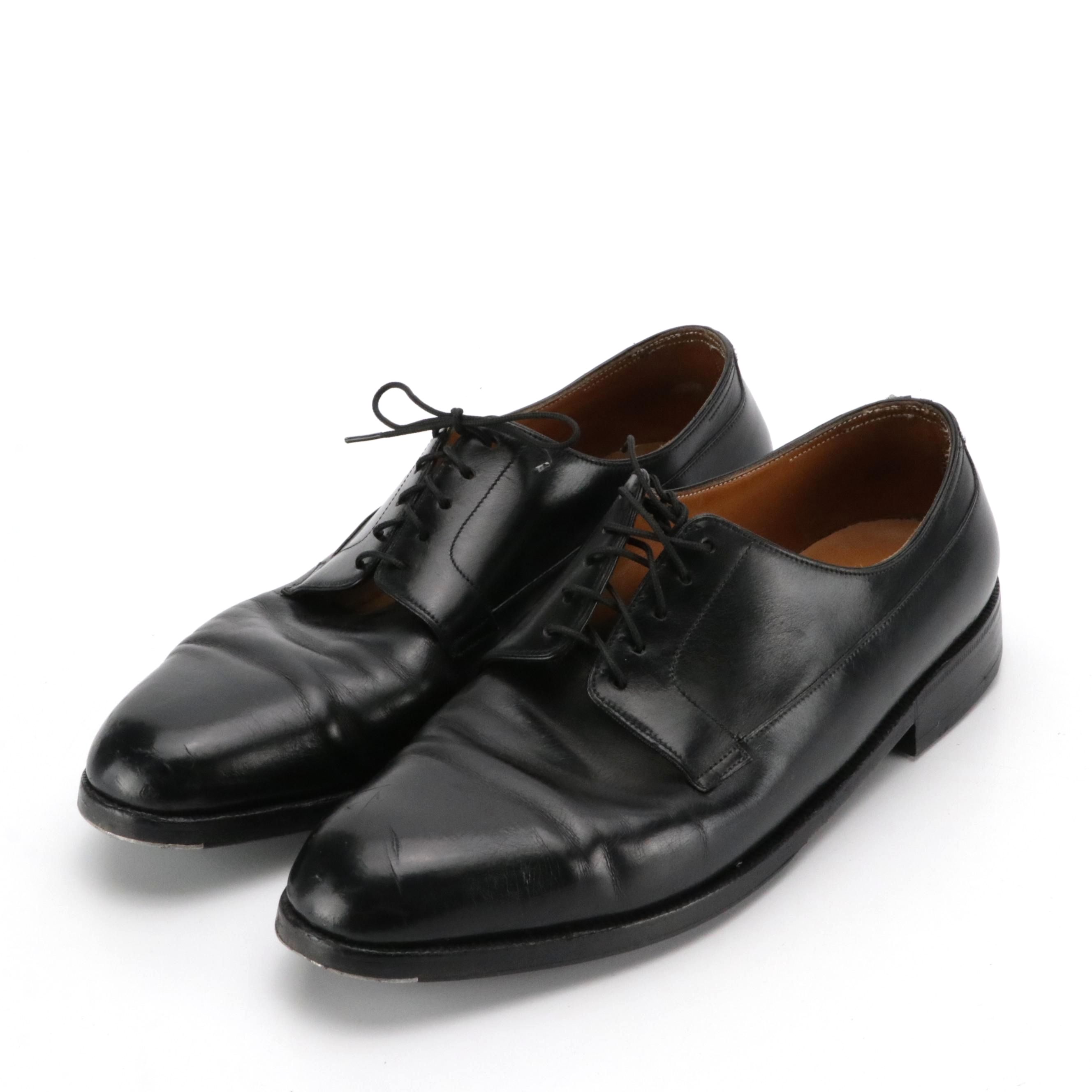 Men's John Lobb Black Leather Dress Shoes