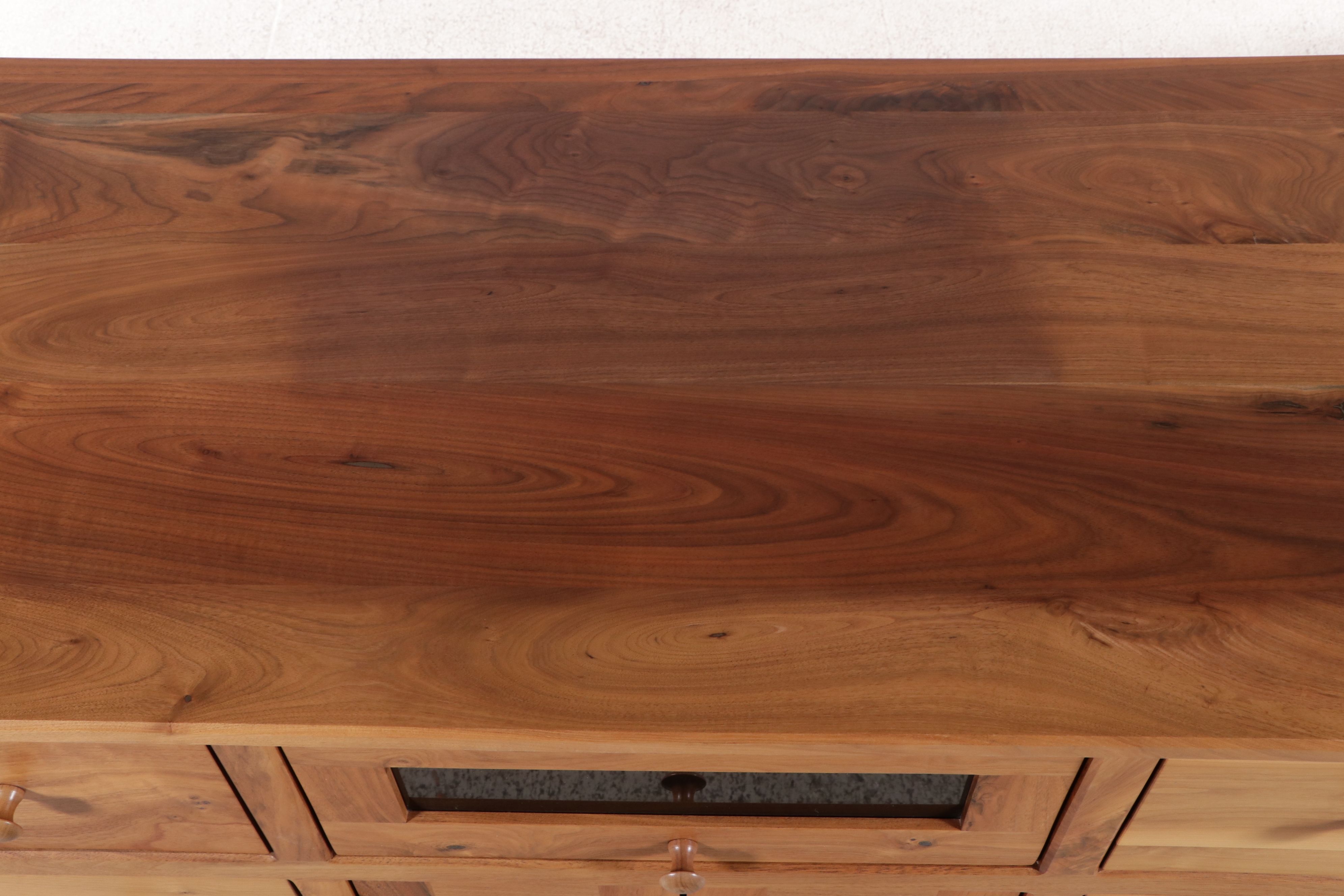 Ohio Hardwood Furniture Craftsman Style Handcrafted Wood Media Cabinet