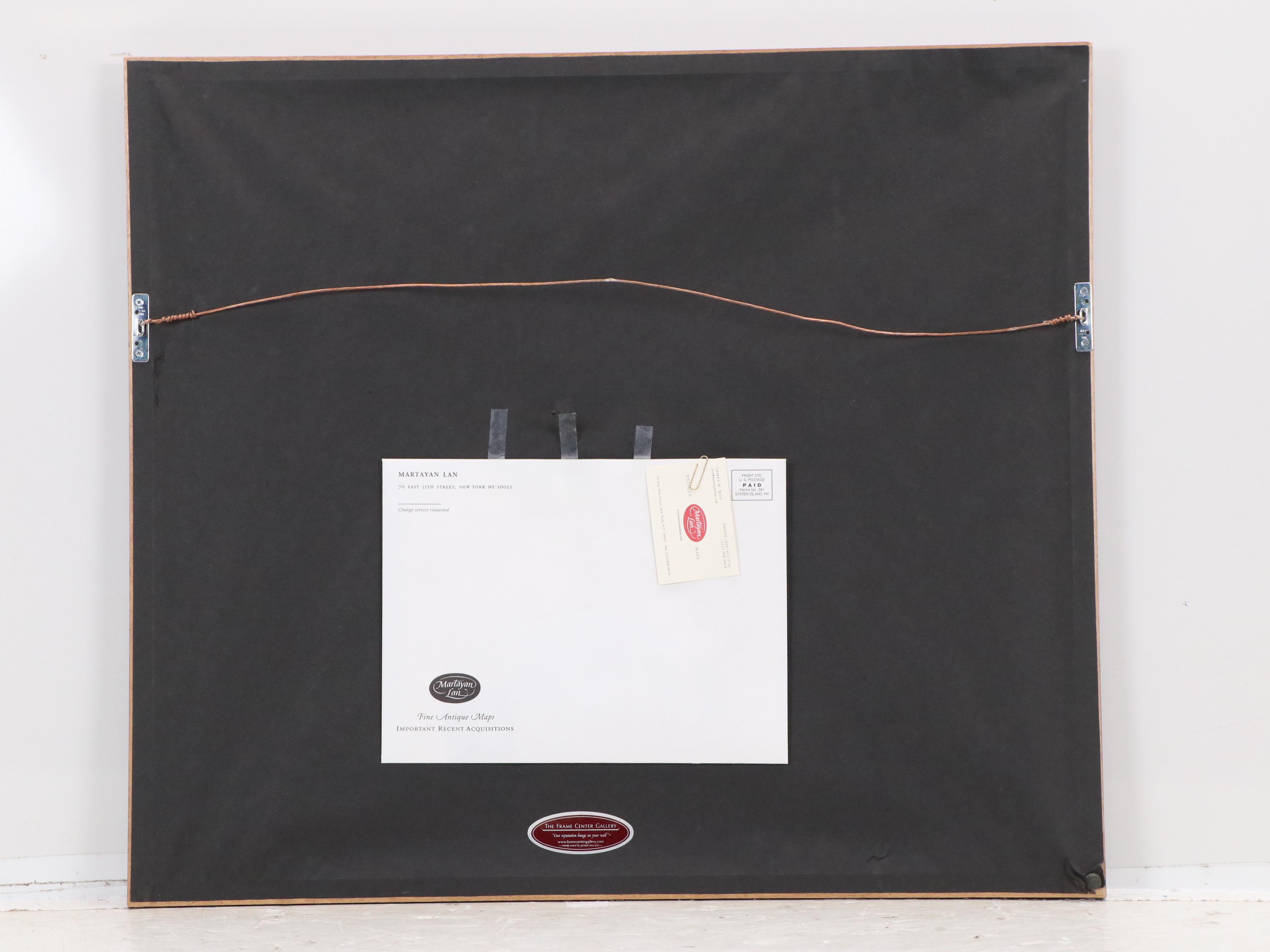 Pieter van der Aa Hand-colored Engraving Map of Venice, 1722