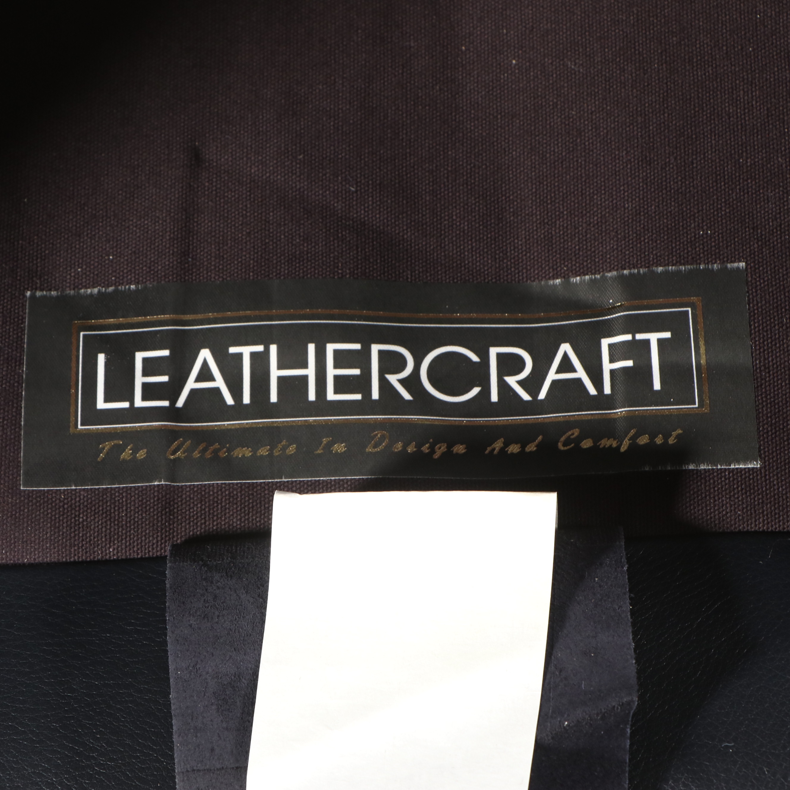 Leathercraft Quilted Leather Upholstered Recliner with Nailhead Trim