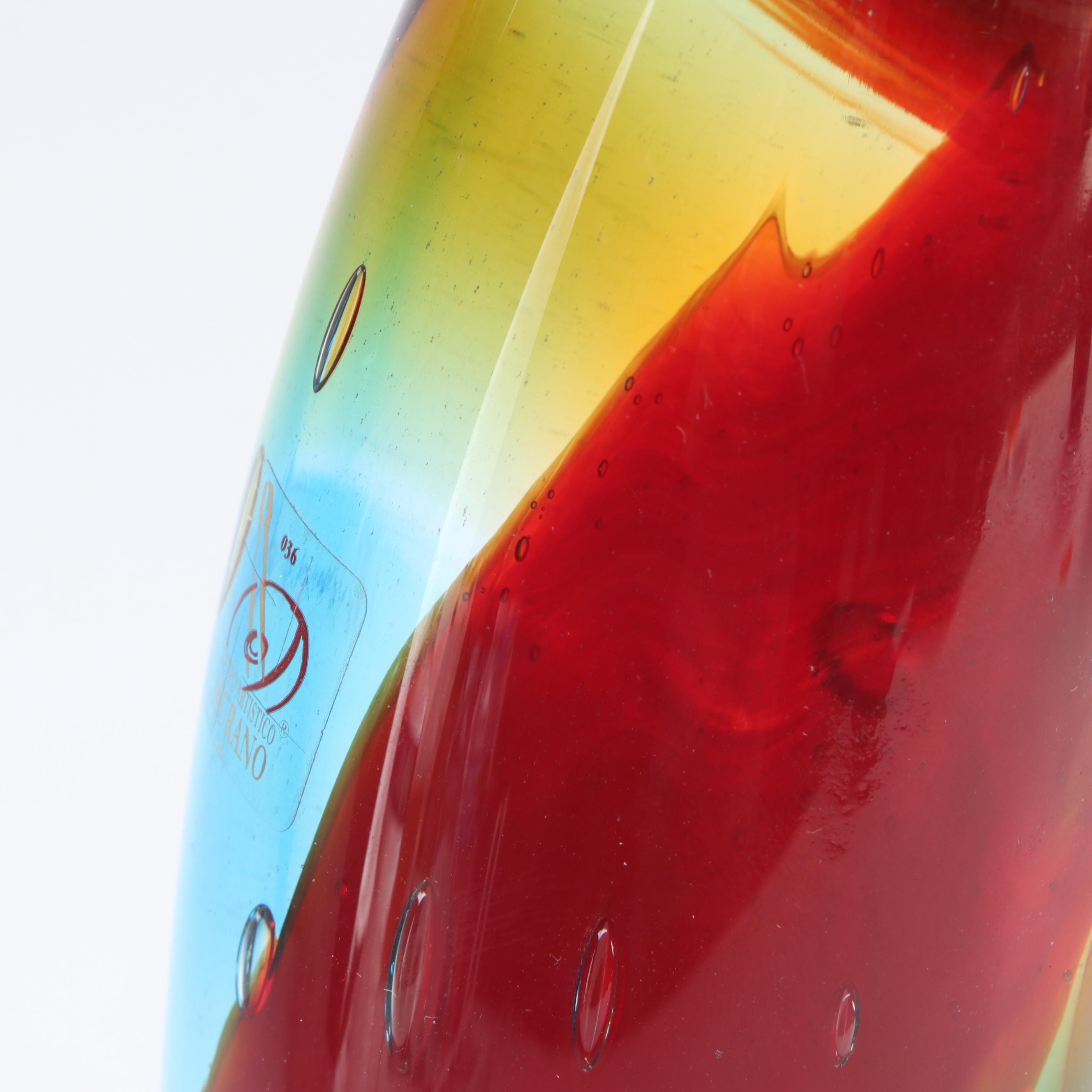 Murano Art Glass Abstract Figural Sculpture