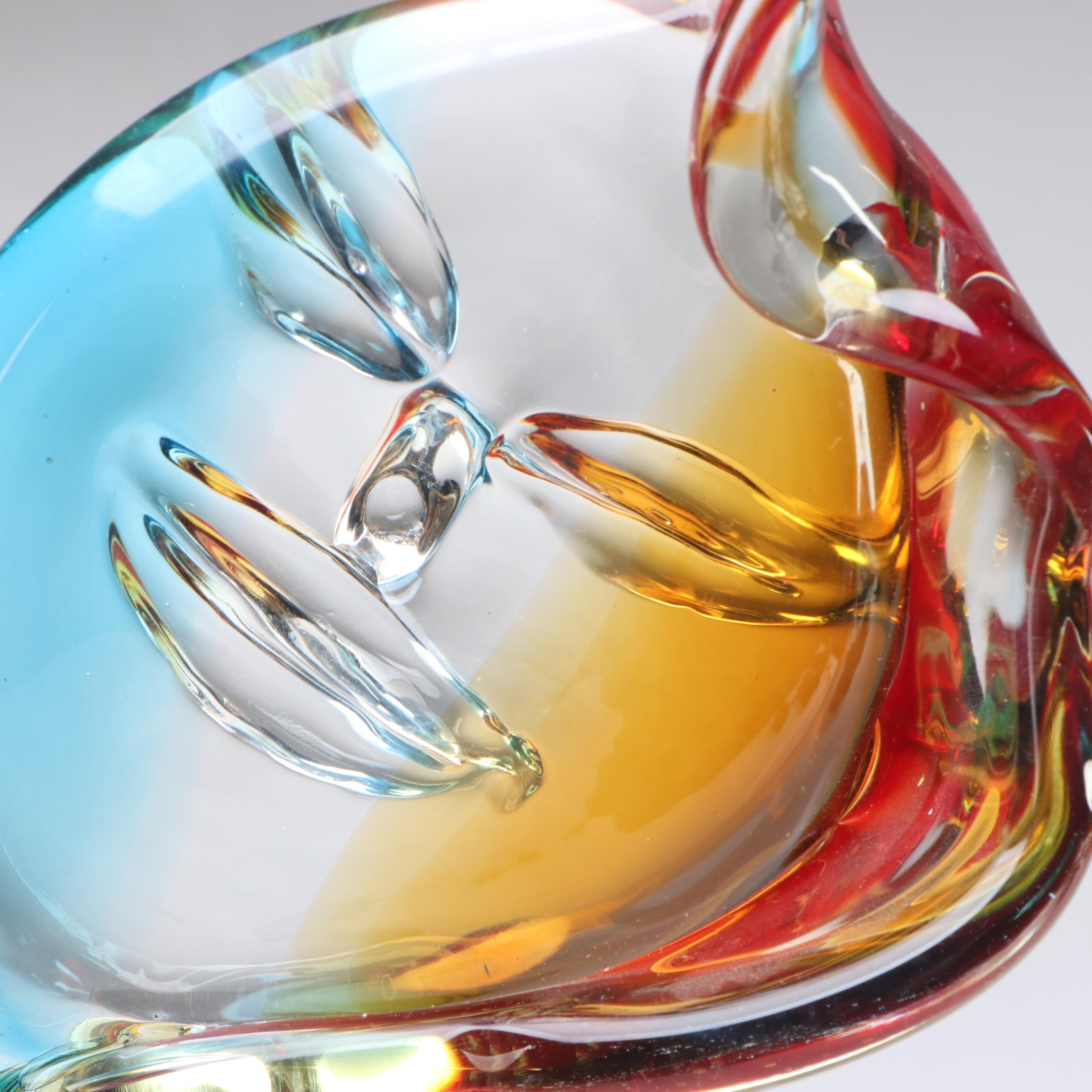 Murano Art Glass Abstract Figural Sculpture