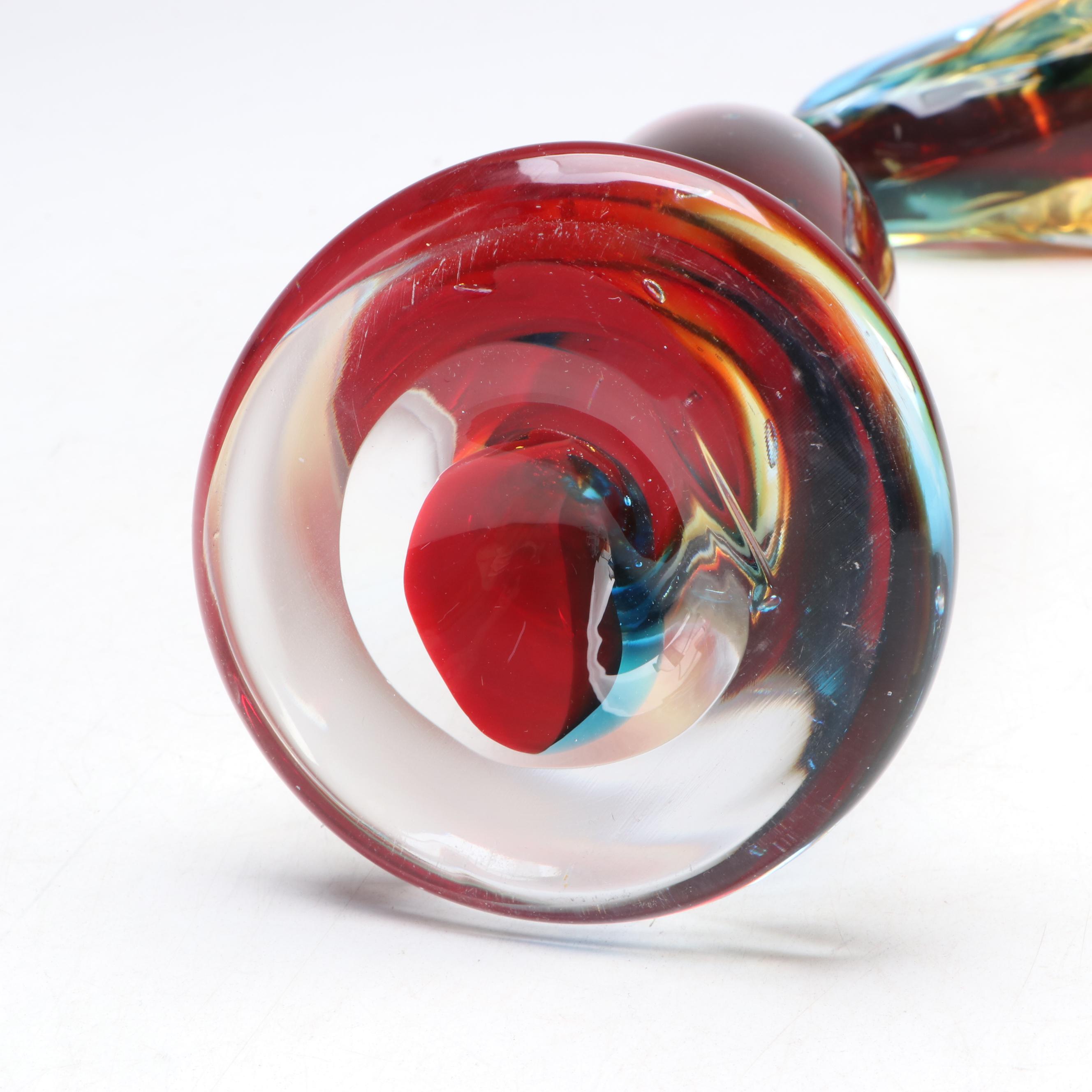 Murano Art Glass Abstract Figural Sculpture