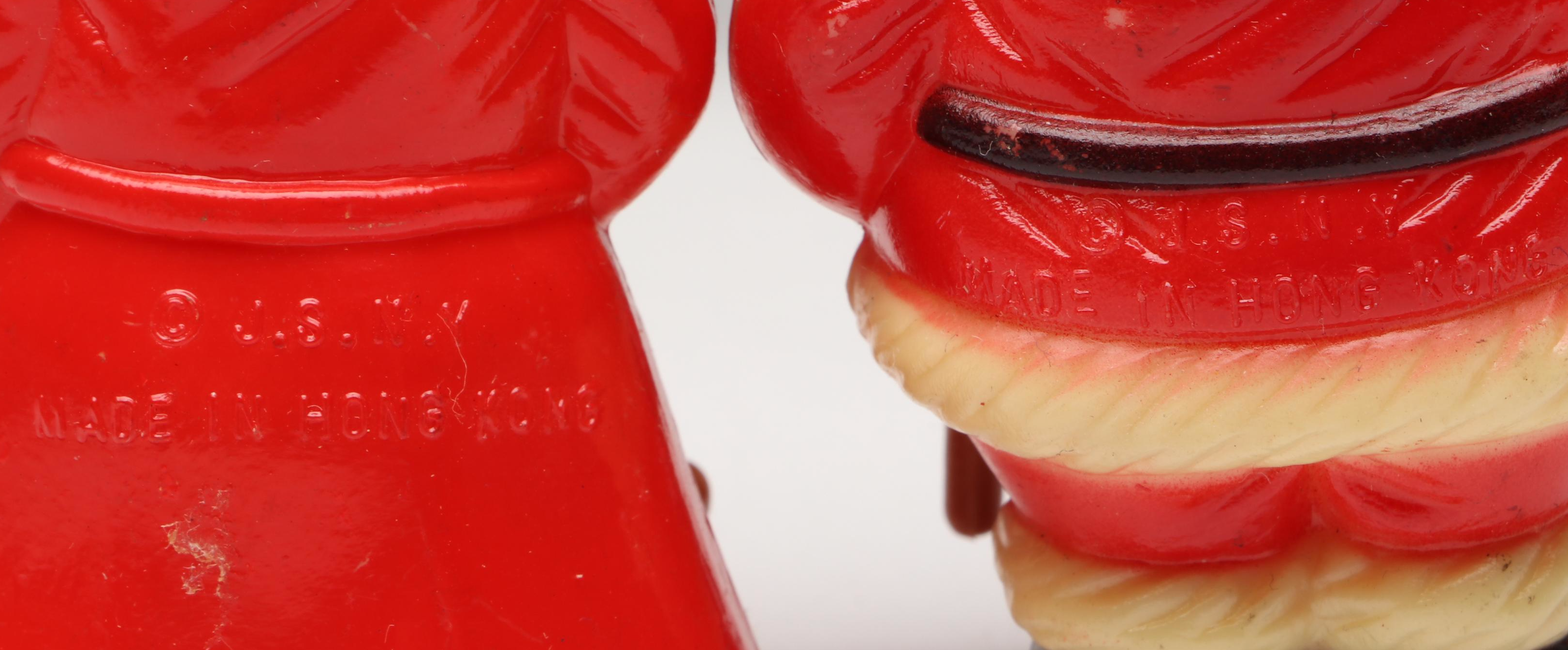 Kiddie Products with Other Plastic Santas, Snowmen and More, Mid to Late 20th C.