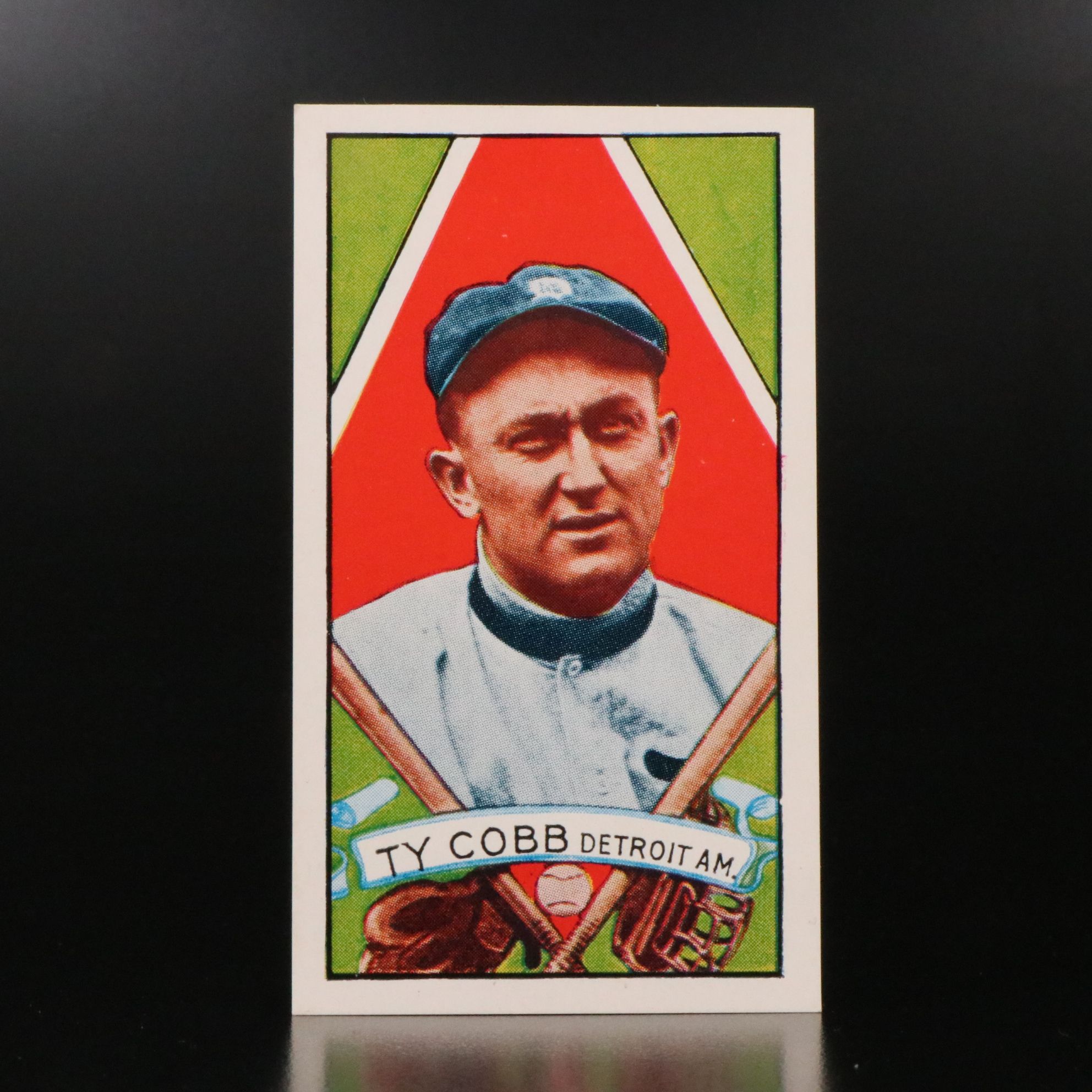 1956 Gentry Magazine Ty Cobb Detroit Tigers Baseball Card