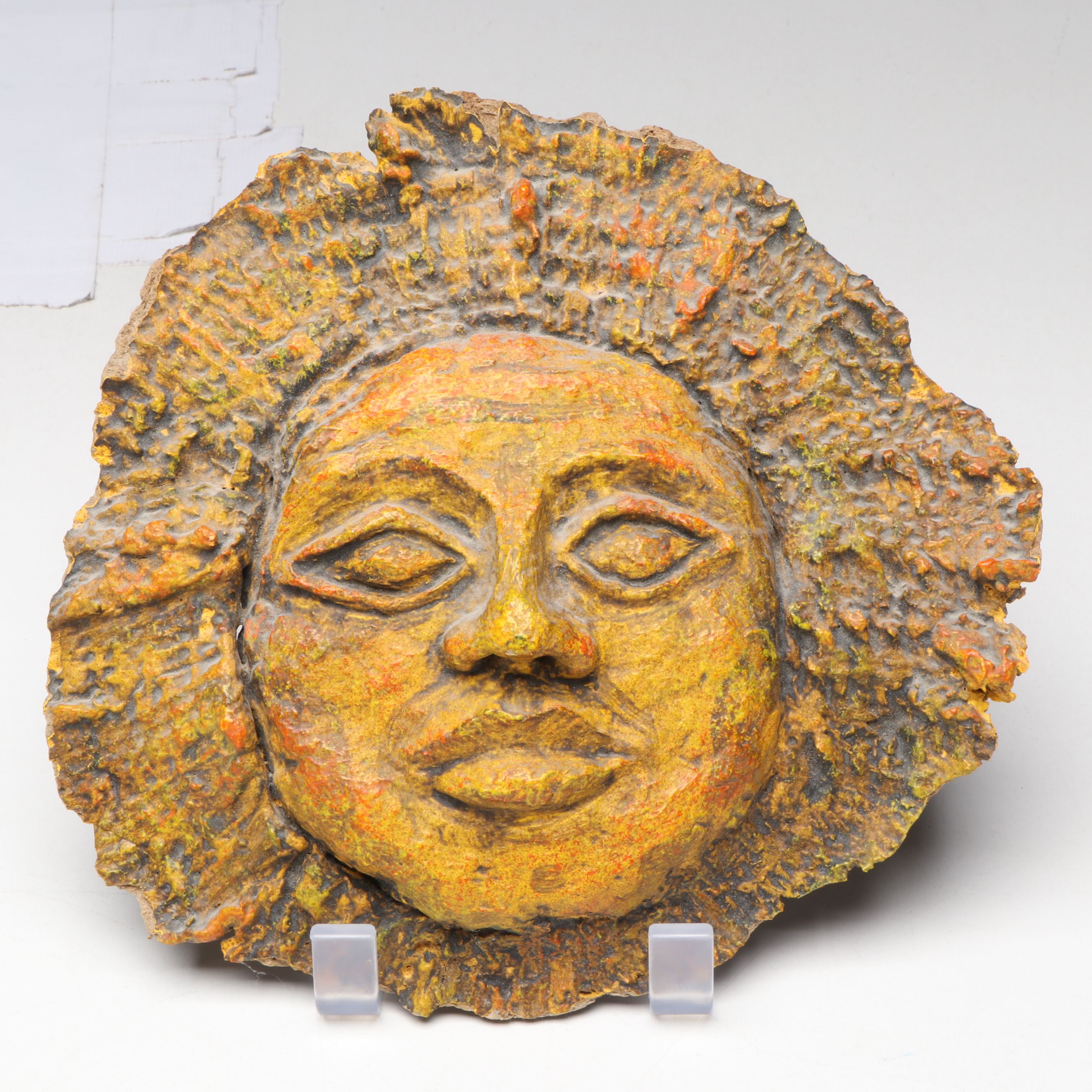 Paul Zentgraf Papier-Mâché Portrait with Other Art Pottery Sculptures and Vessel