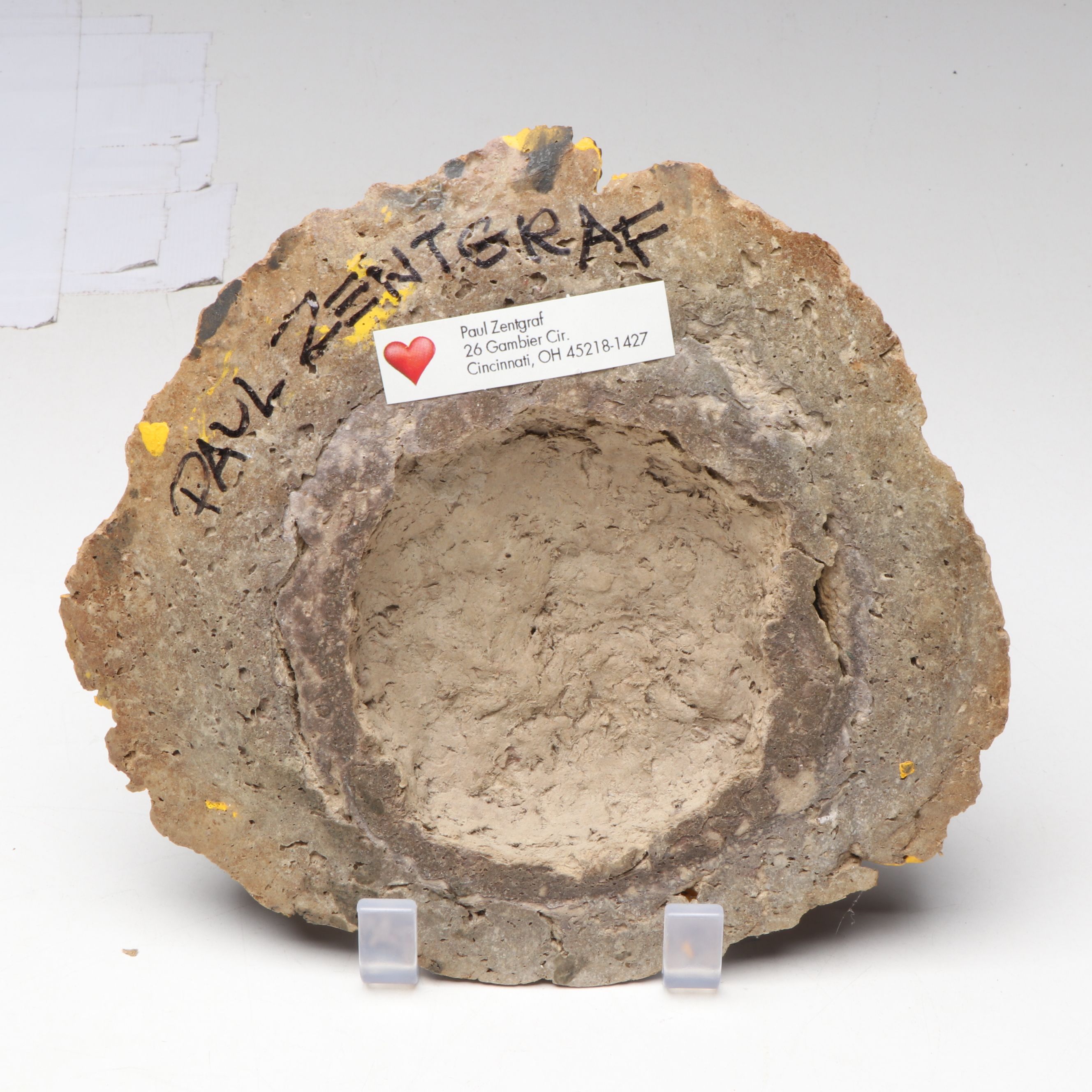 Paul Zentgraf Papier-Mâché Portrait with Other Art Pottery Sculptures and Vessel