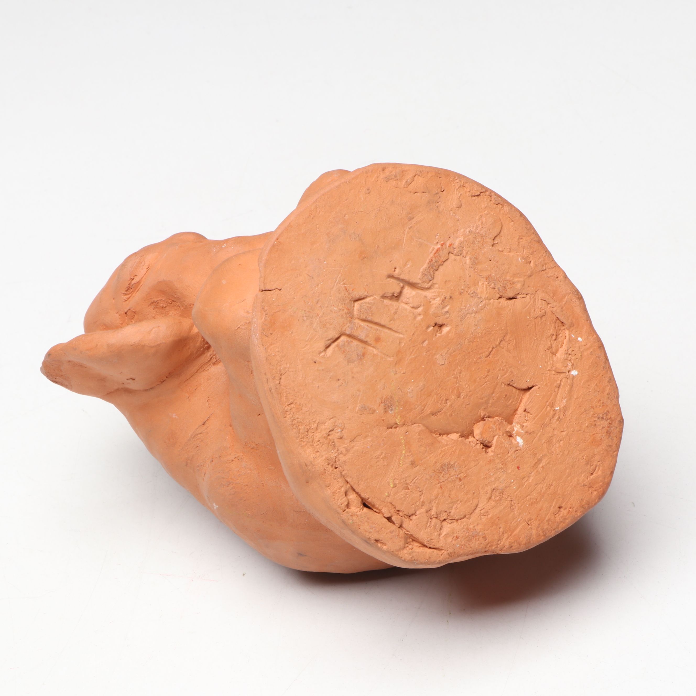 Paul Zentgraf Papier-Mâché Portrait with Other Art Pottery Sculptures and Vessel