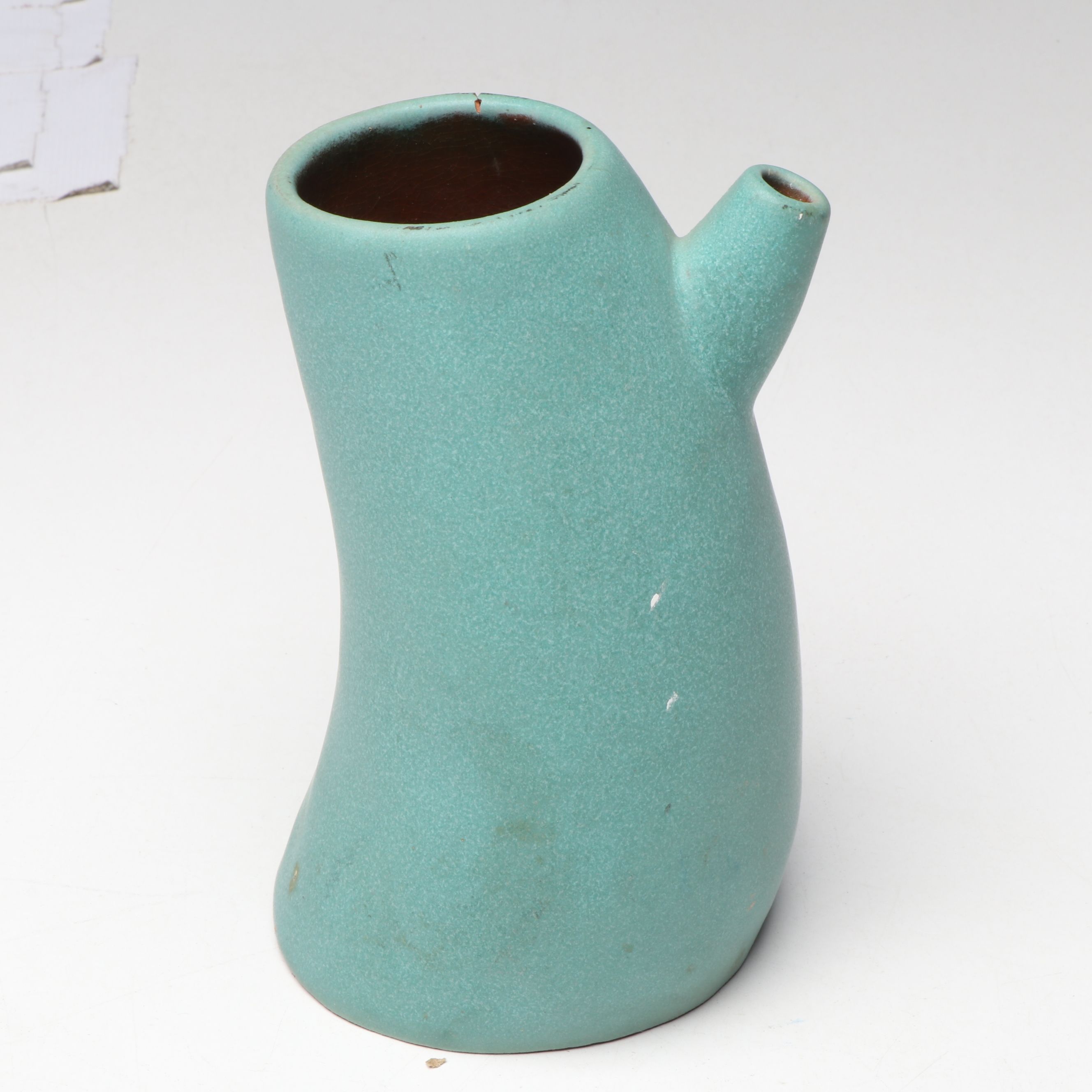 Paul Zentgraf Papier-Mâché Portrait with Other Art Pottery Sculptures and Vessel