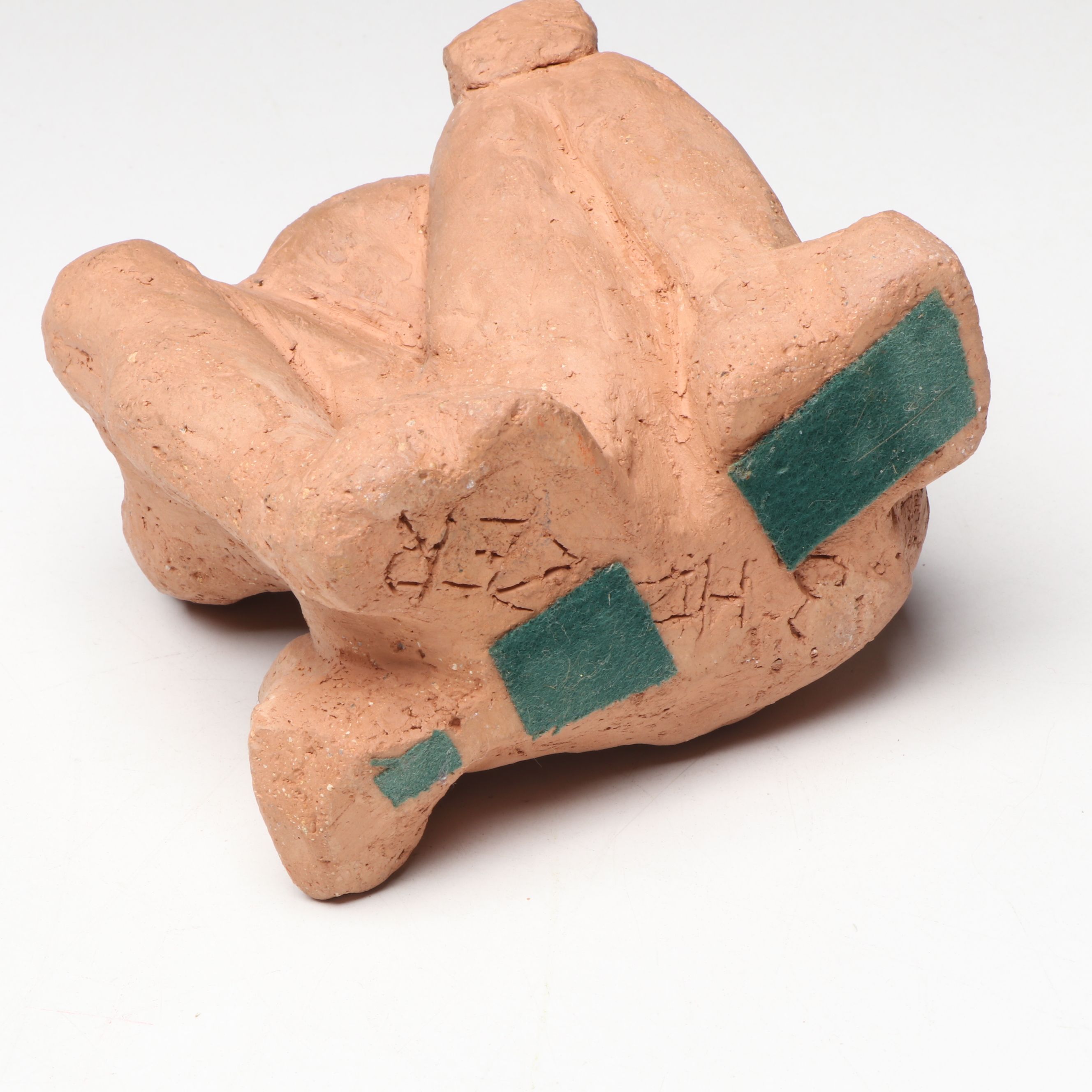 Paul Zentgraf Papier-Mâché Portrait with Other Art Pottery Sculptures and Vessel