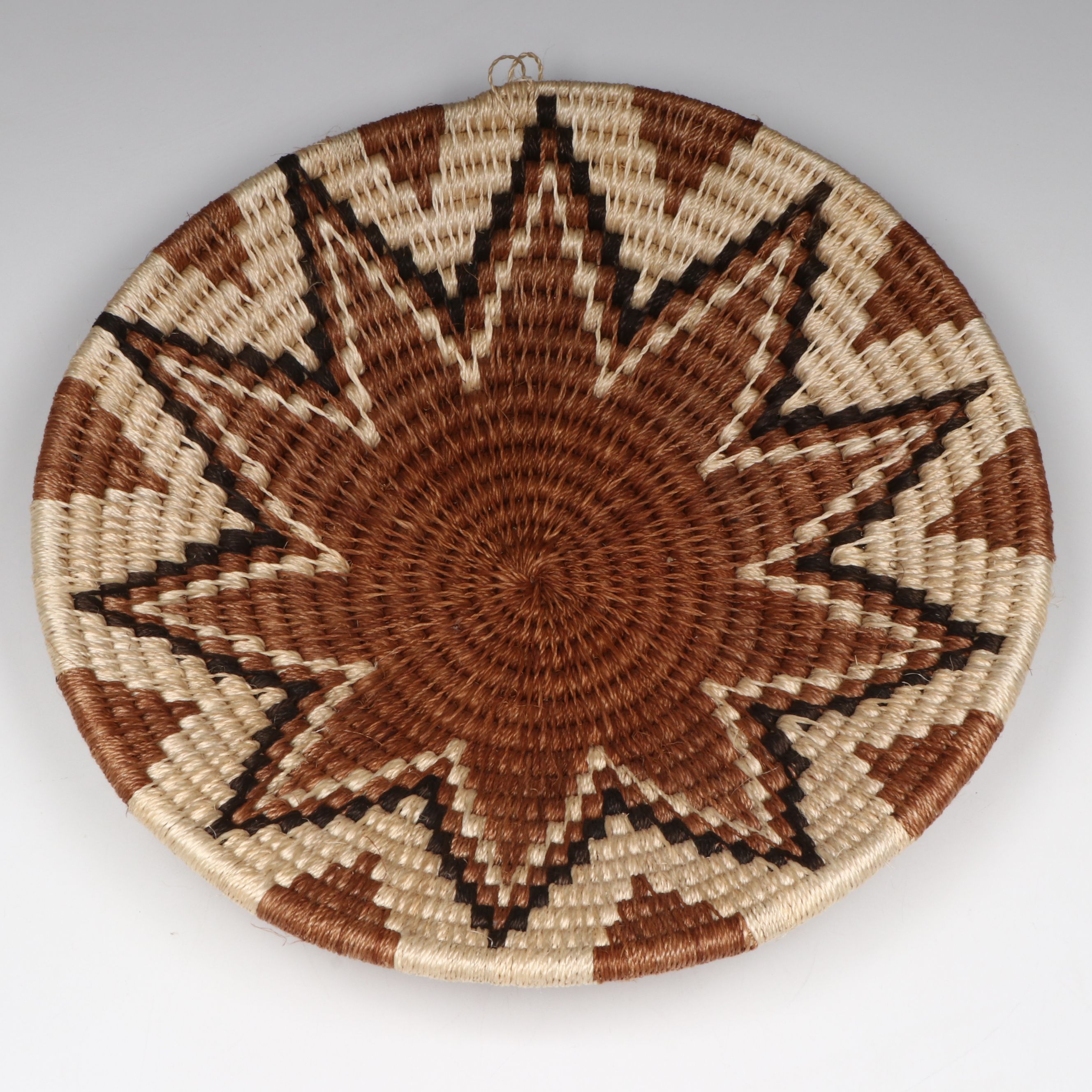 Zimbabwean Shona Peoples Handwoven Sisal Round Baskets