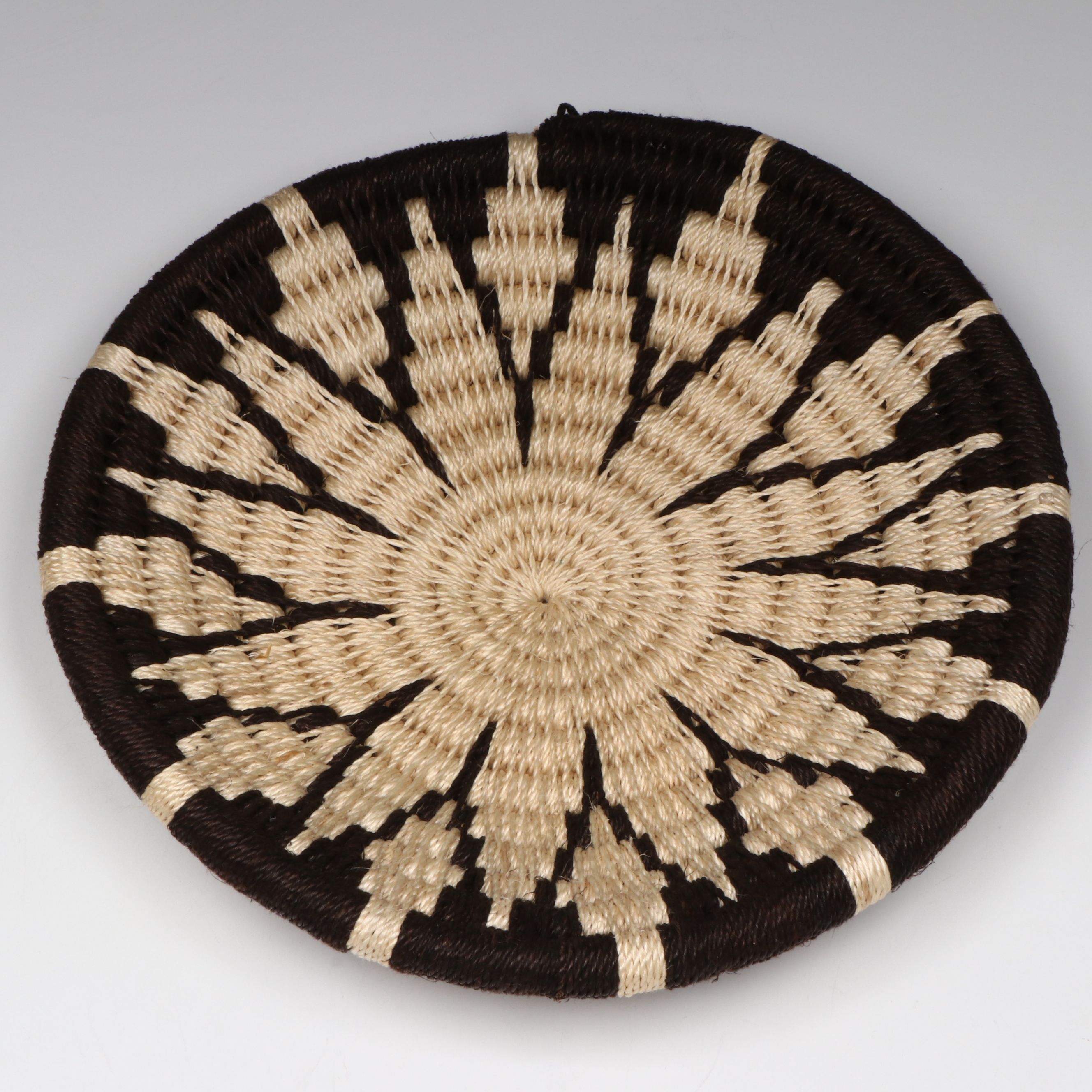 Zimbabwean Shona Peoples Handwoven Sisal Round Baskets