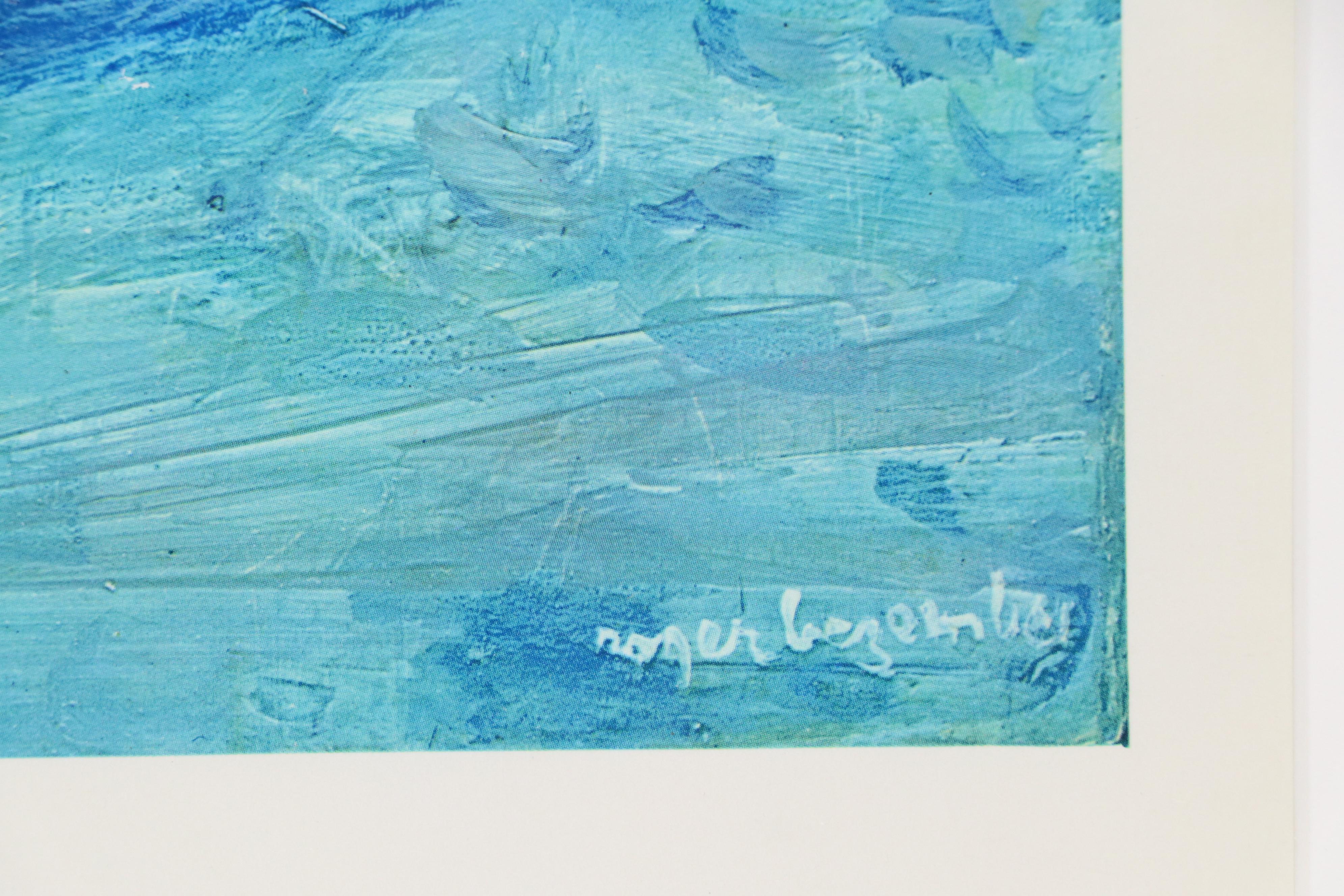 French National Railways Offset Lithograph Poster "Côte D'Azur," 1966