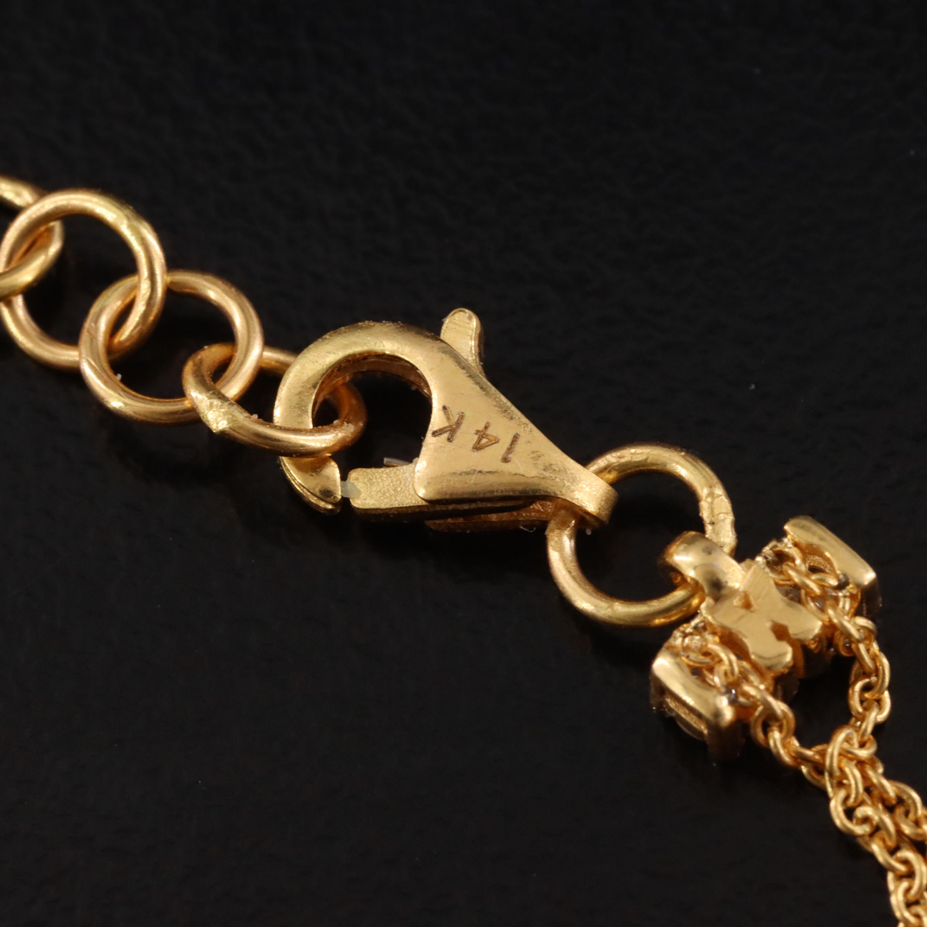 14K 1.86 CTW Diamond Station Bracelet