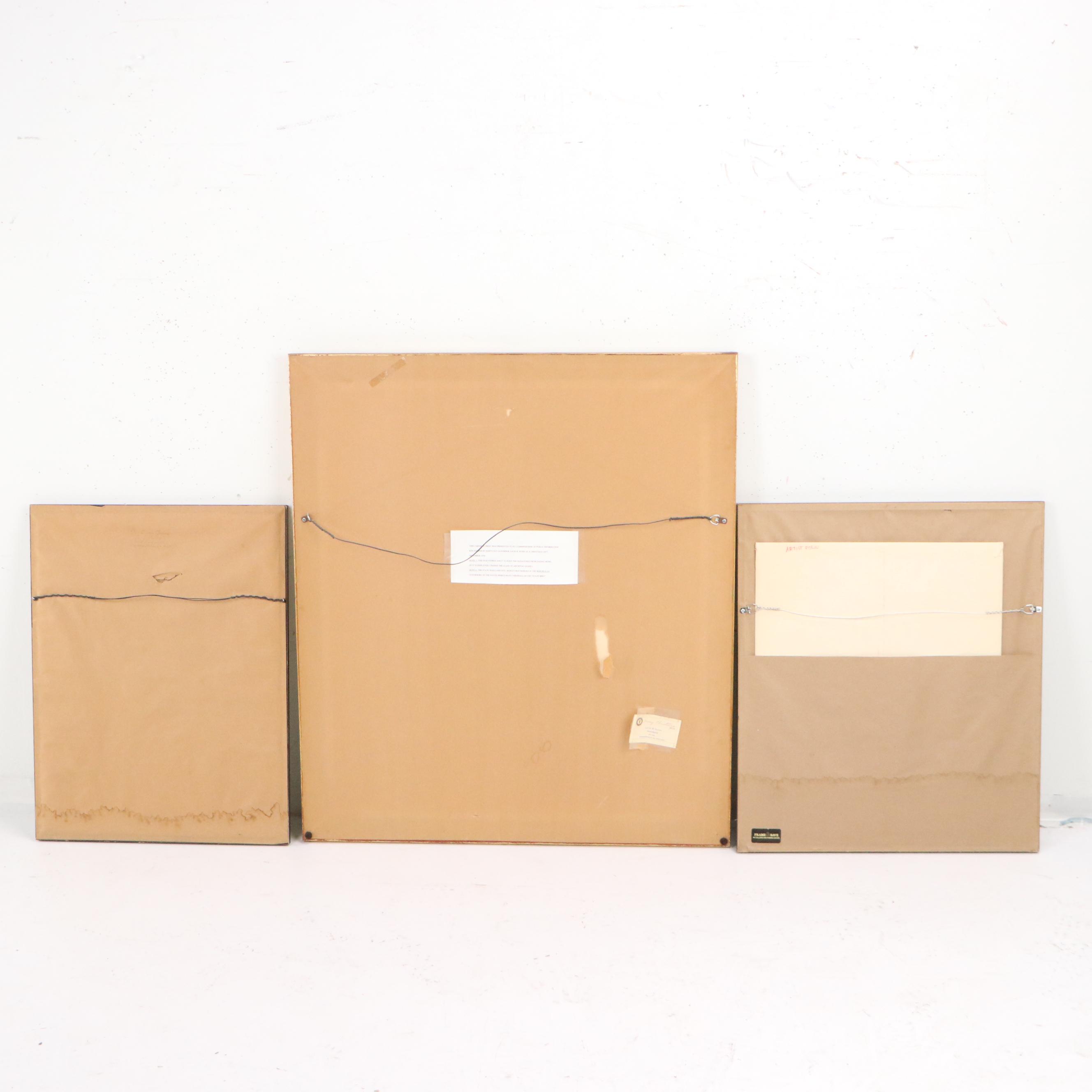 Richard Sloan Offset Lithograph "Cardinal" and Other Cardinal Prints