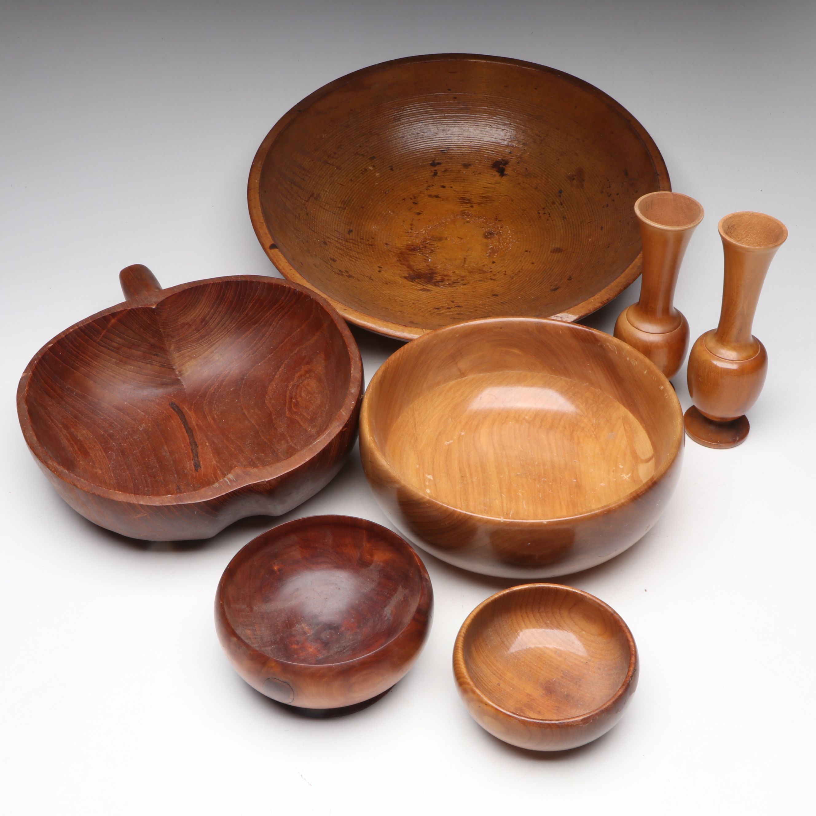 Hand-Turned Wood Bowls and Table Accessories