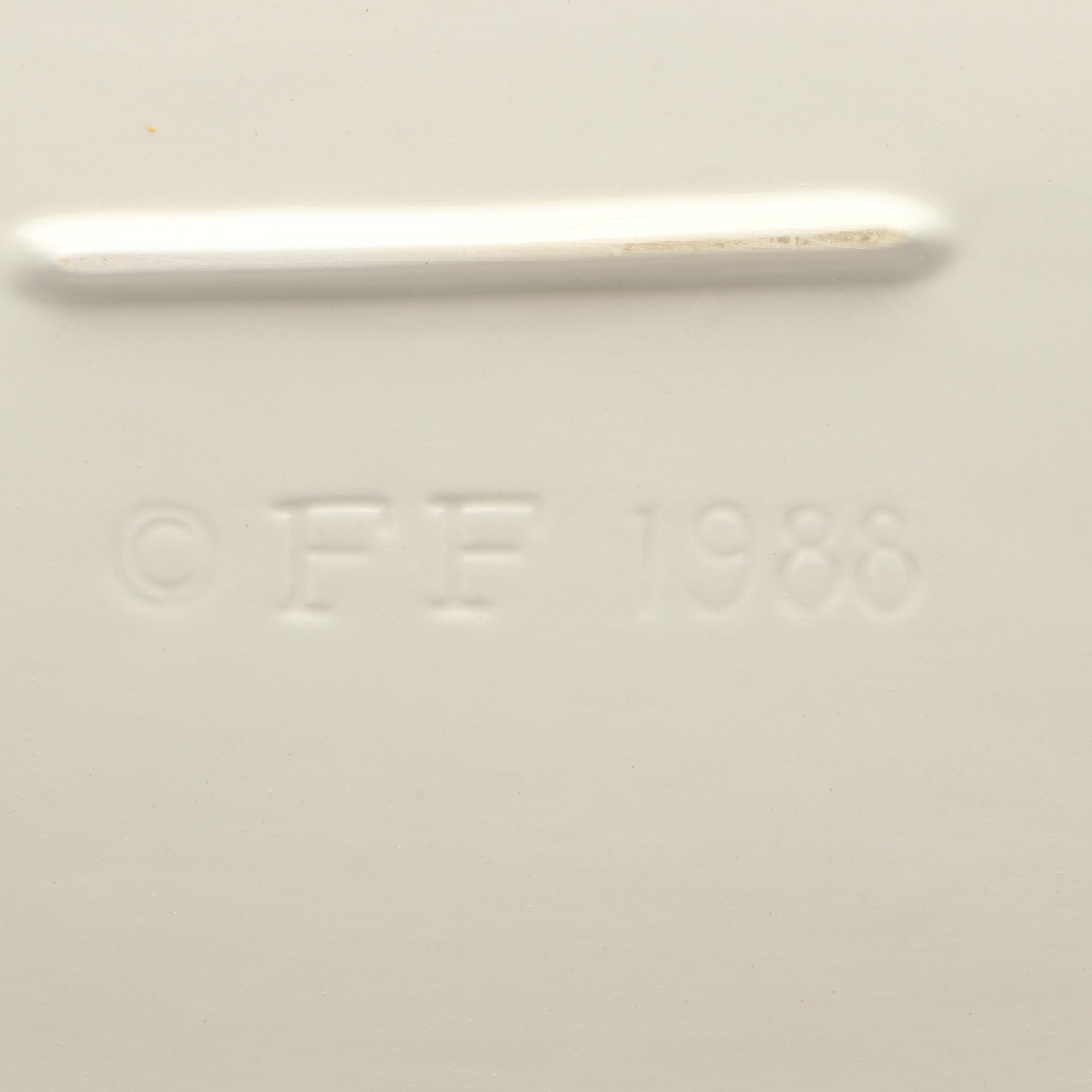 Fitz & Floyd "Old World Santa" Serving Tray with Jim Shore Ornament and Figurine