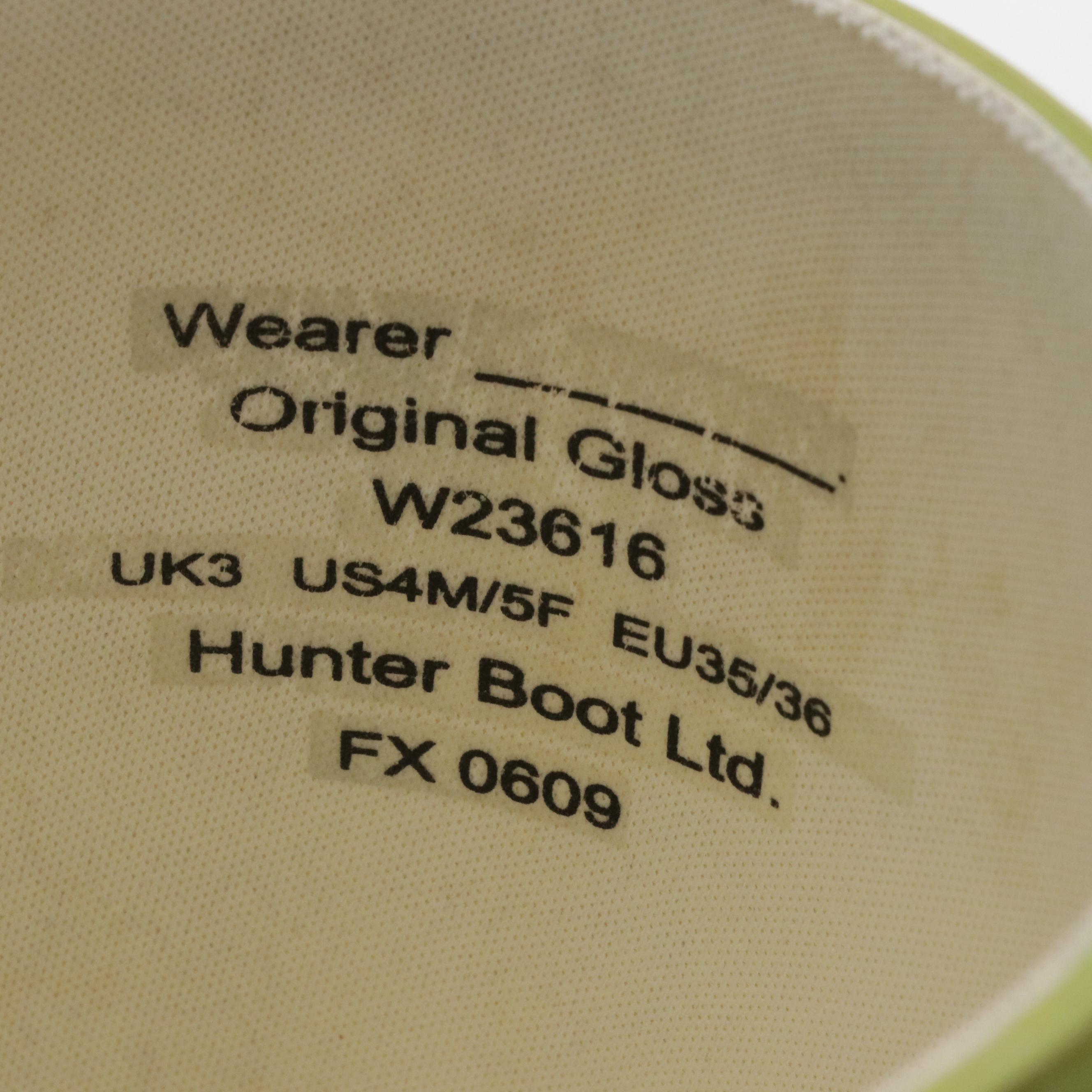 Hunter Original Tall Light Olive Gloss Rain Boots with Fleece Boot Socks