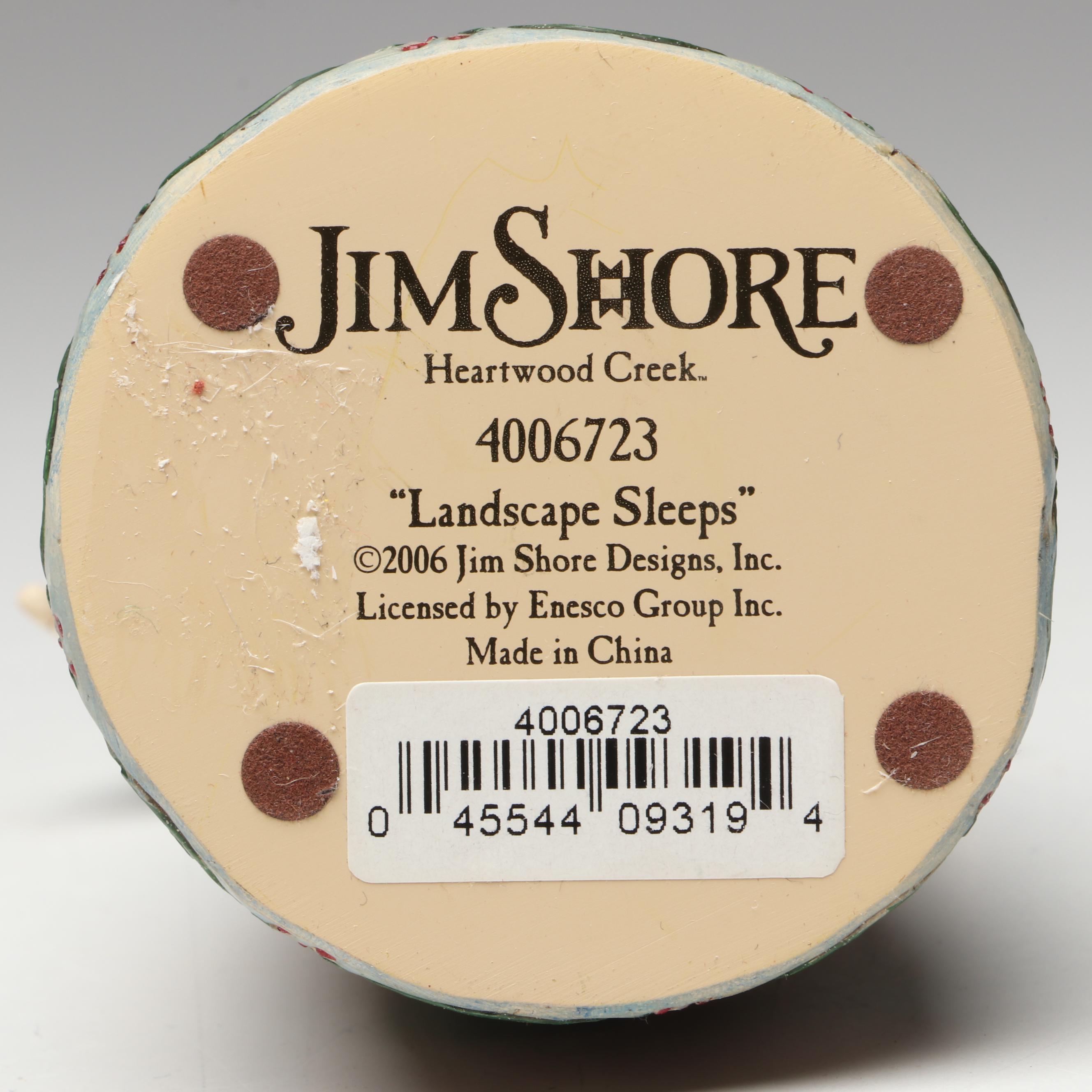 Fitz & Floyd "Old World Santa" Serving Tray with Jim Shore Ornament and Figurine