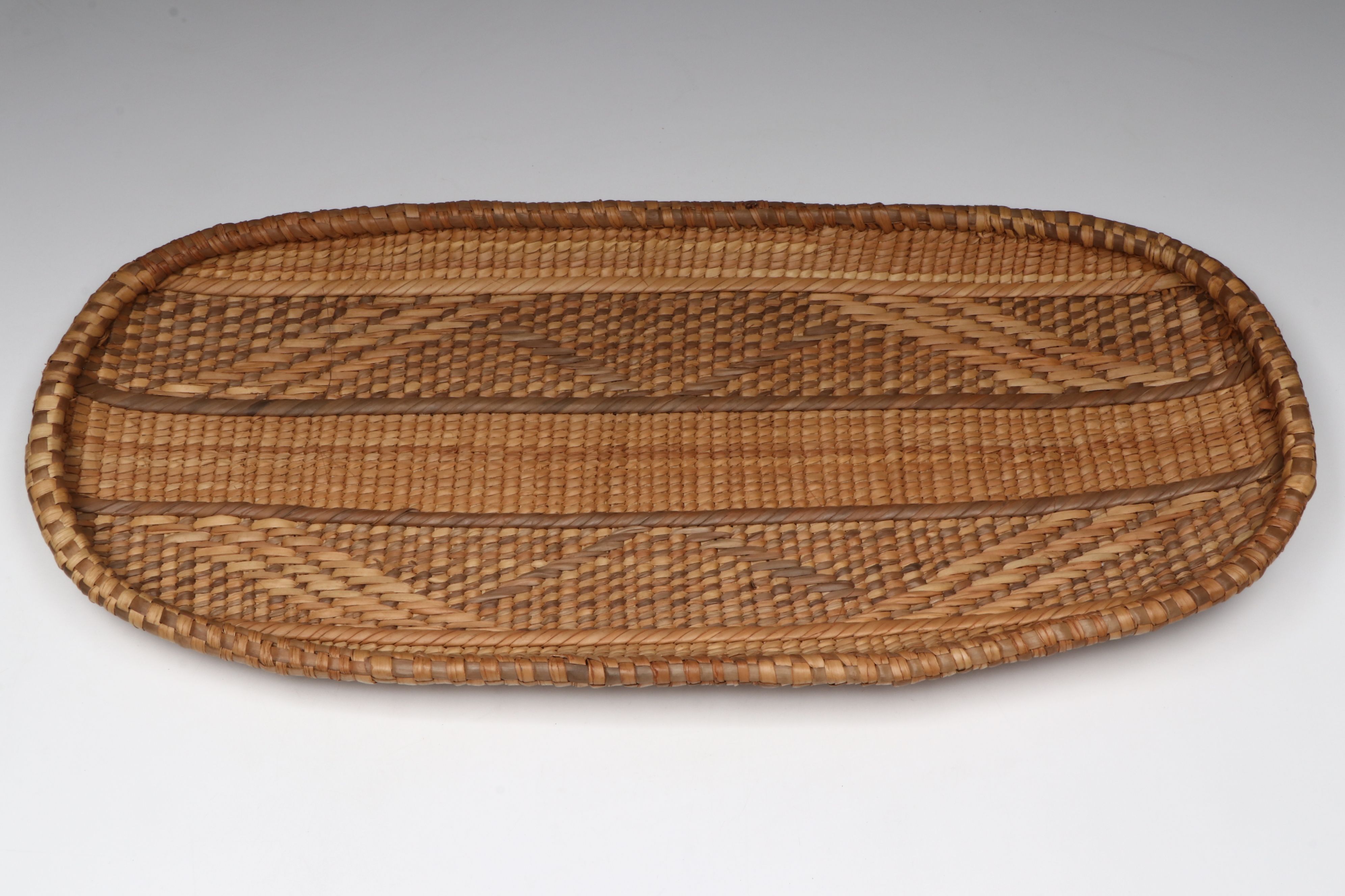 Zimbabwean Ndebele Peoples Handwoven Palm Basket Platters