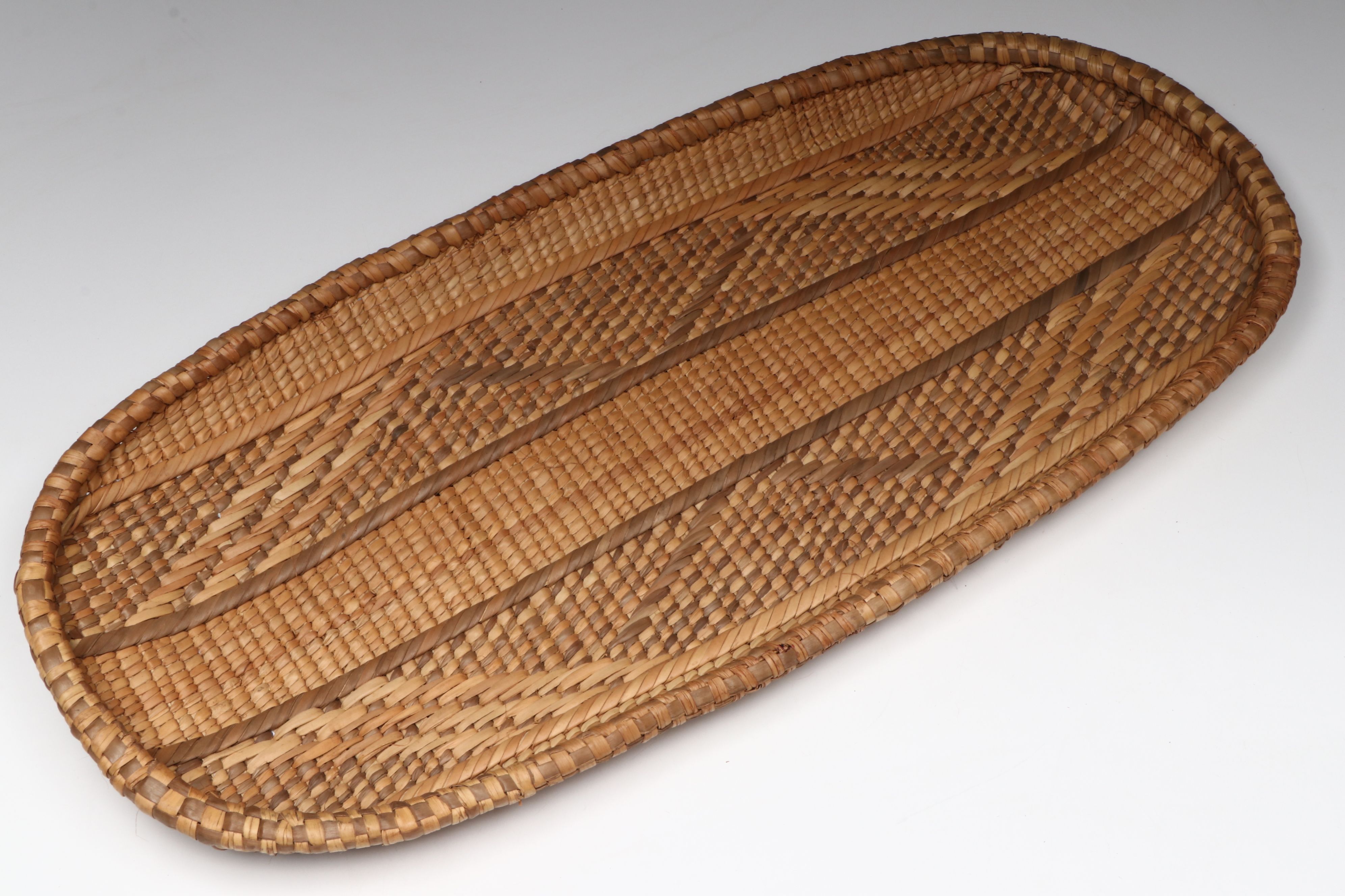 Zimbabwean Ndebele Peoples Handwoven Palm Basket Platters