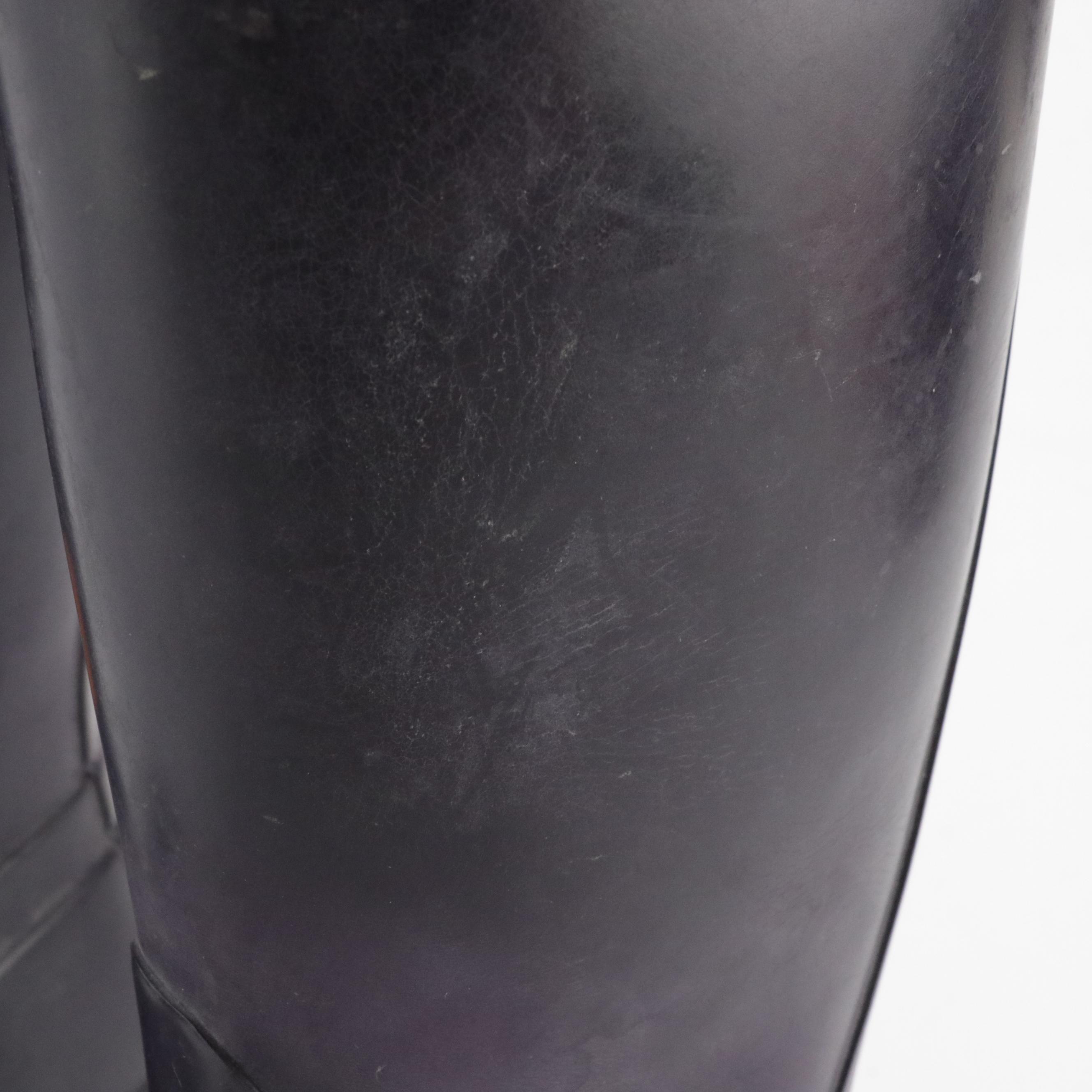 Hunter Original Tall Dark Purple Rain Boots with Fleece Boot Socks