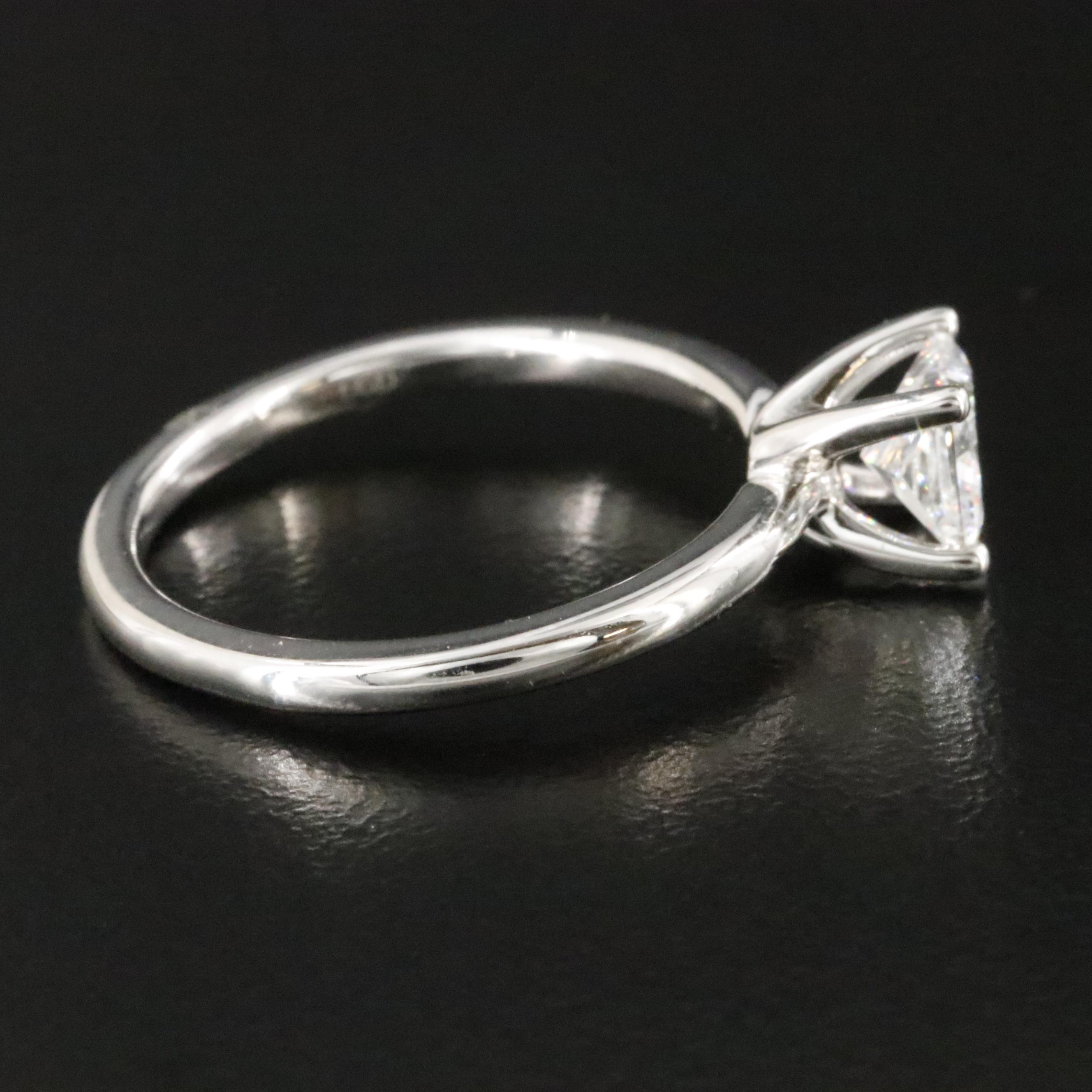 14K 0.76 CT Lab Grown Diamond Solitaire Ring