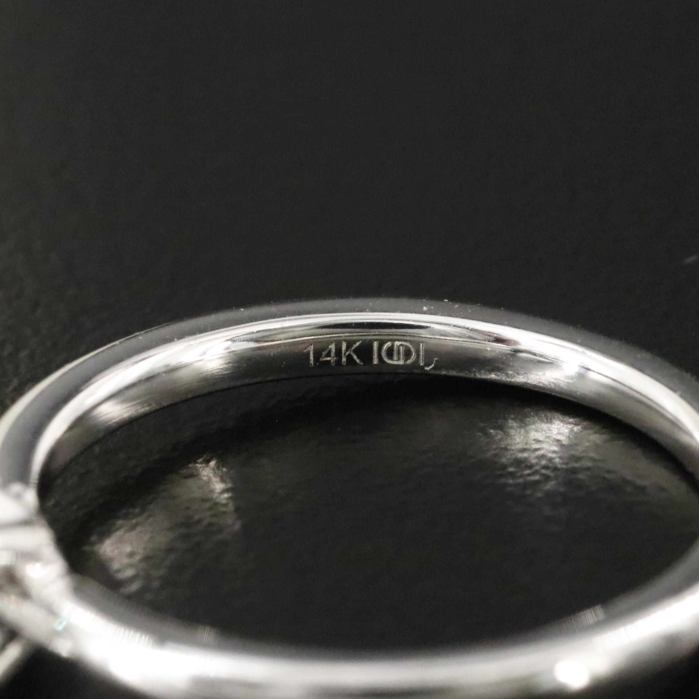 14K 0.76 CT Lab Grown Diamond Solitaire Ring