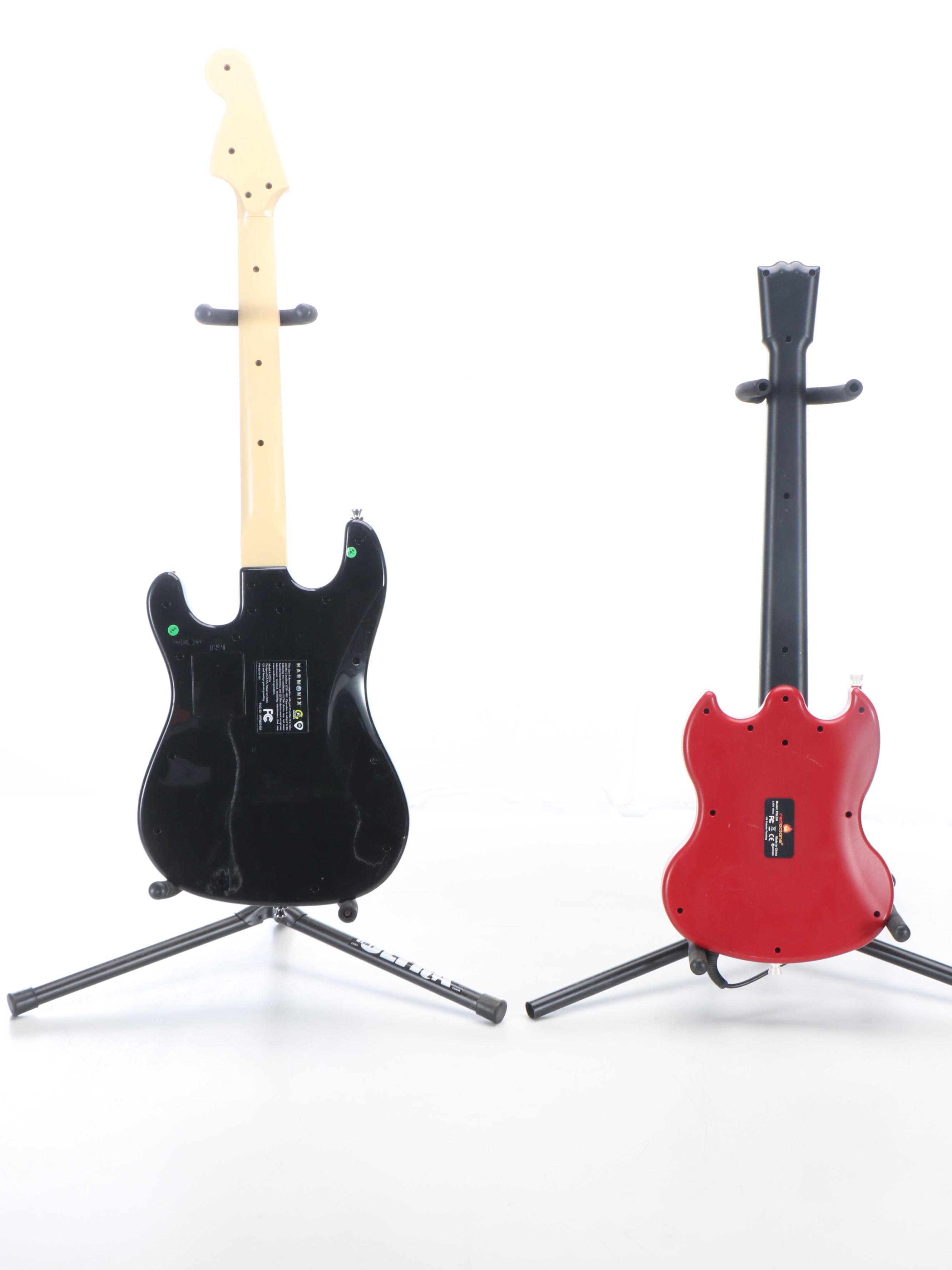 Sony Playstation 2 with Controllers, Guitars, Games and More Accessories